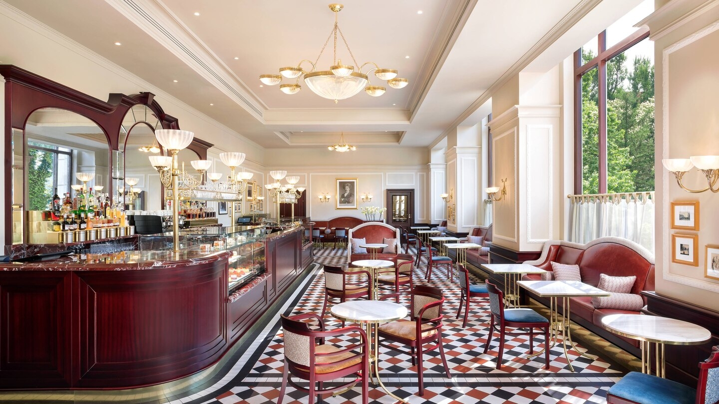 Cafe Bristol at Hotel Bristol in Warsaw Poland