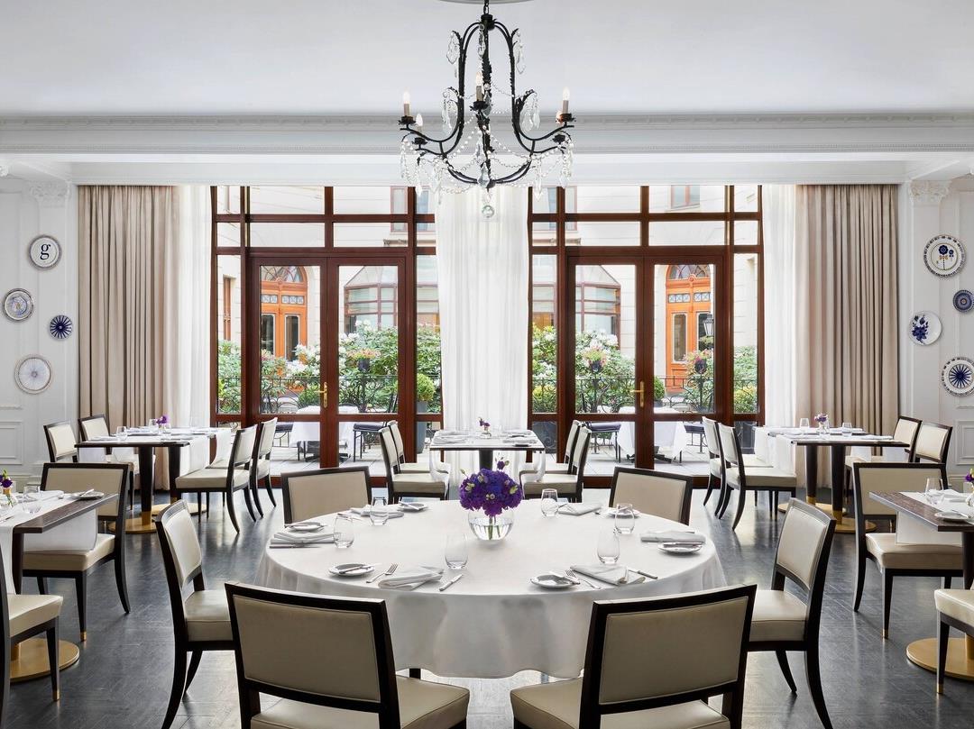 Marconi I restaurant at Hotel Bristol in Warsaw Poland