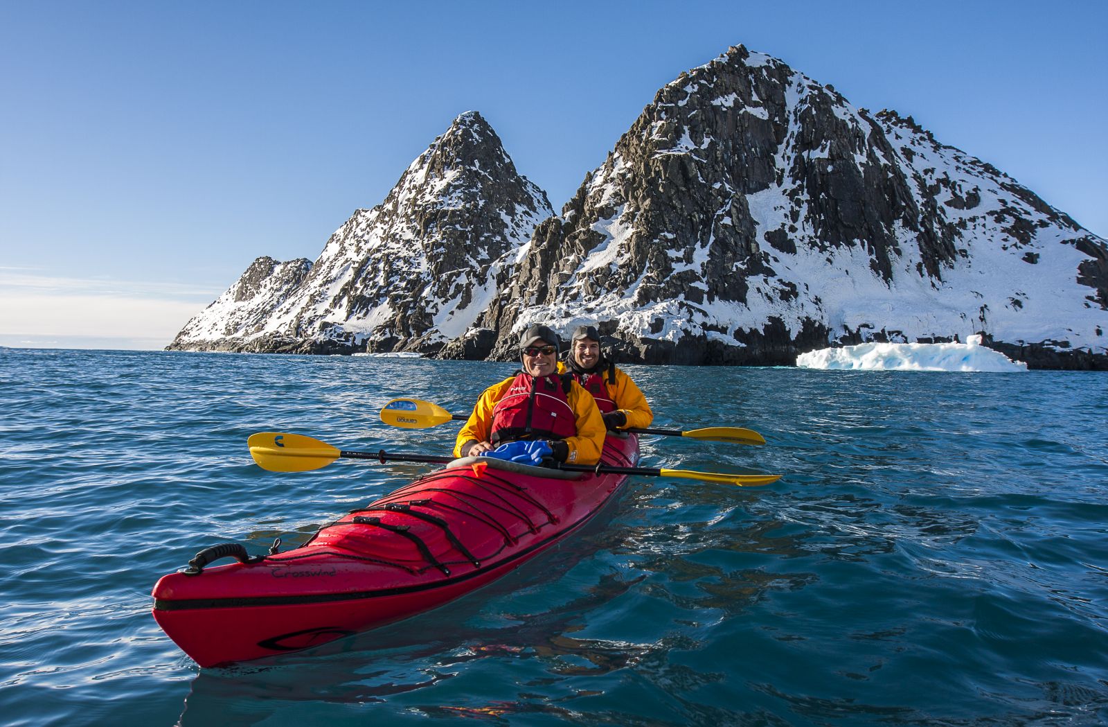 Kayaking excursion from the Magellan Explorer in Antarctica