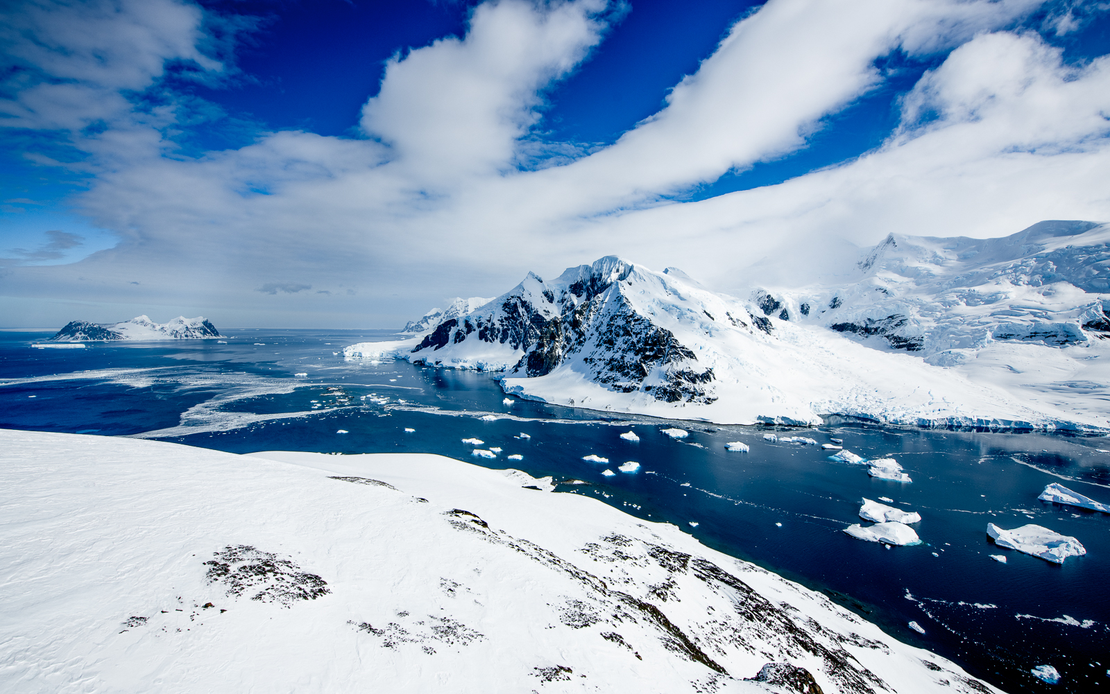 Antarctic landscape spotted during a cruise on Ponant's Le Boreal