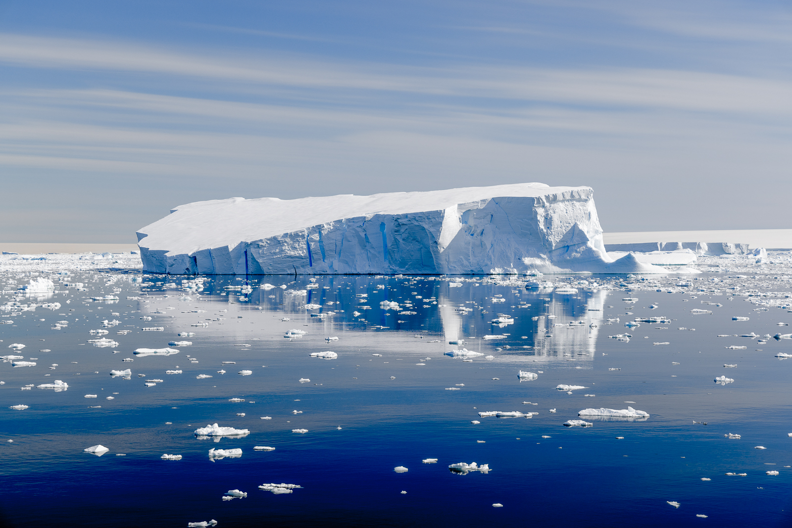 An Iceberg in Antarctica spotted from Ponant's Le Boreal