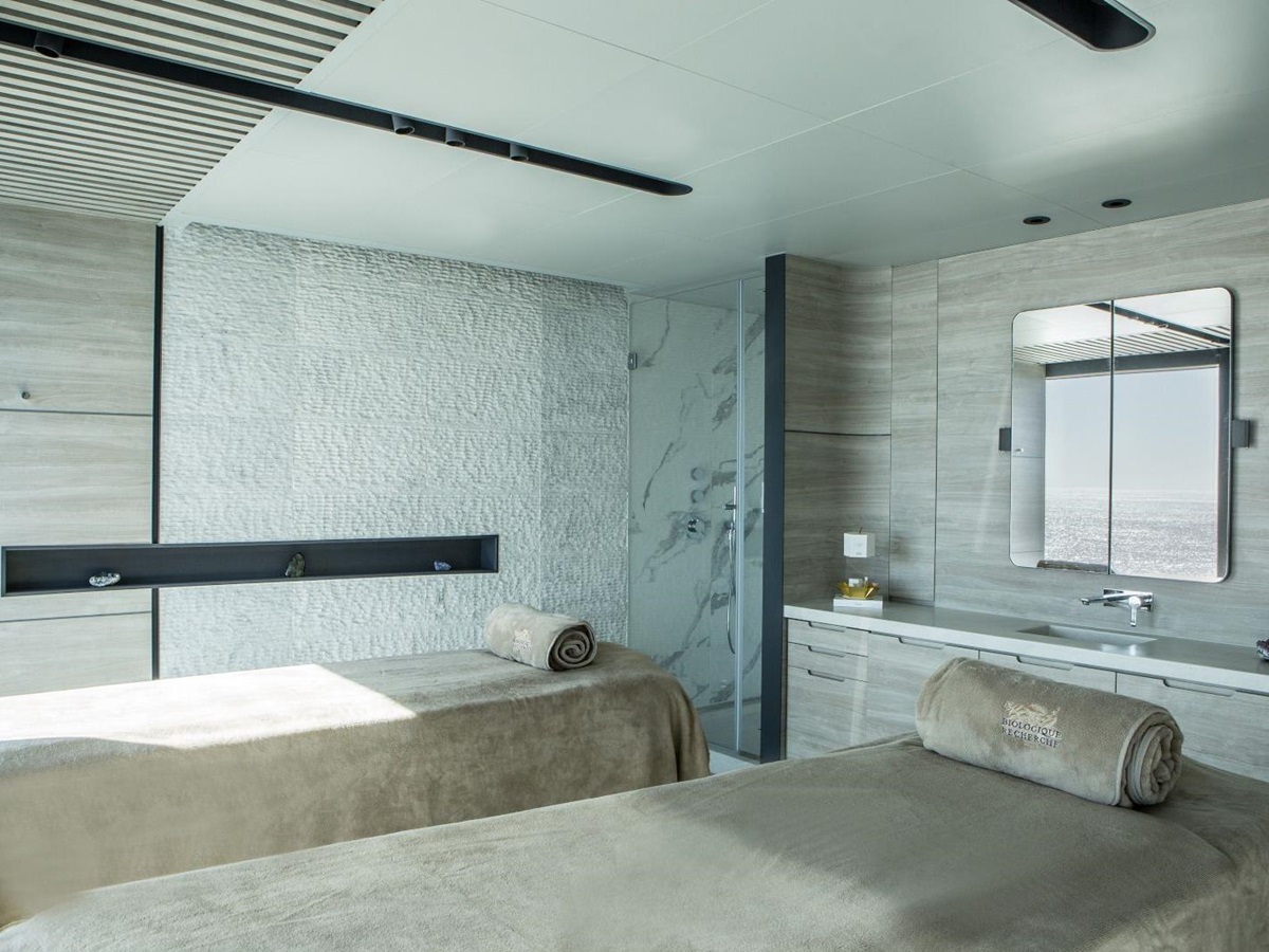 Spa onboard Ponant's Le Commandant Charcot in Antarctica