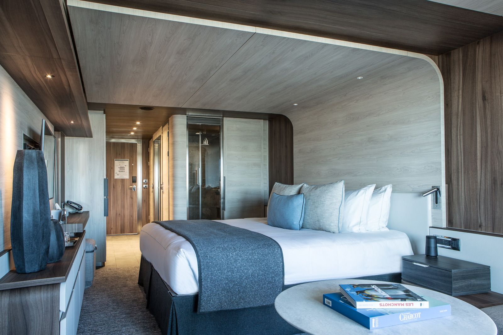Guest suite onboard Ponant's Le Commandant Charcot in Antarctica