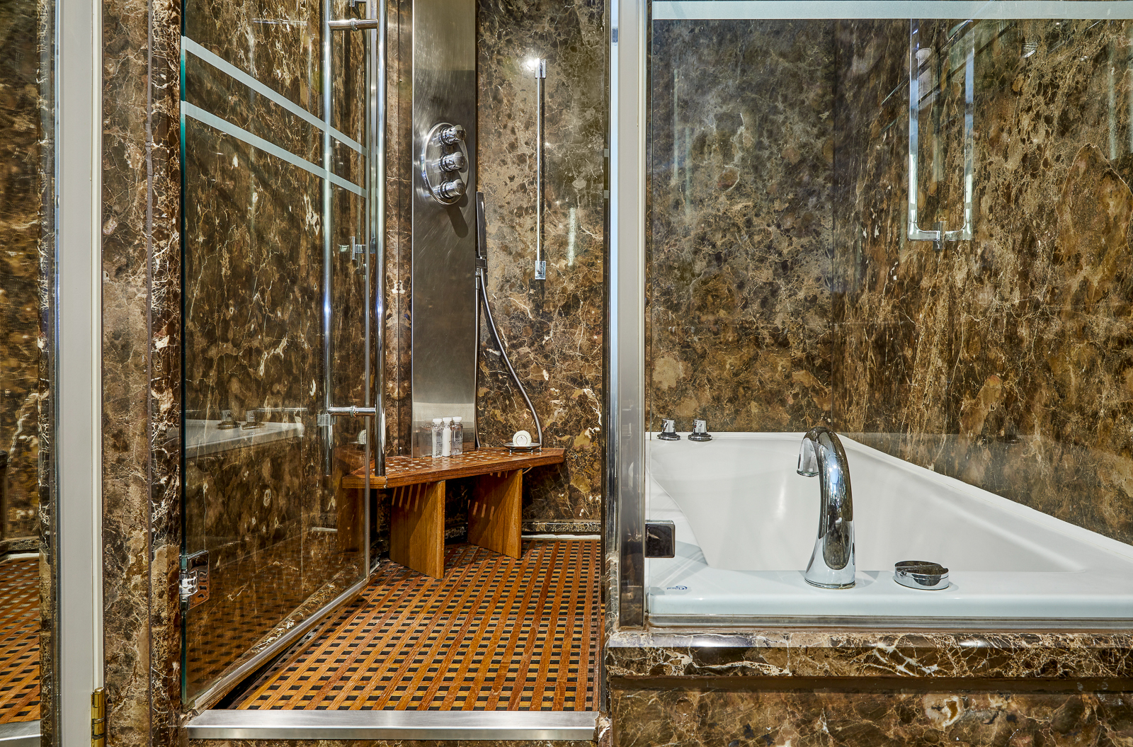 Guest bathroom onboard the Silver Cloud cruise ship in Antarctica