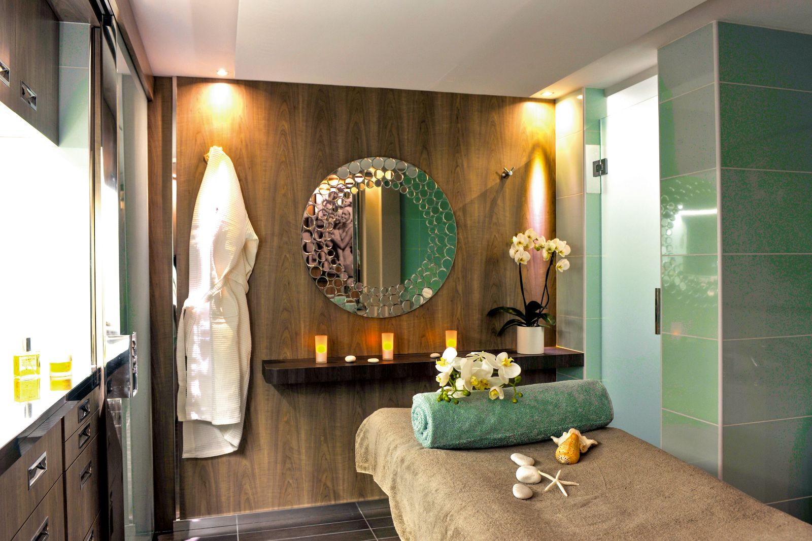 Spa onboard Ponant's Le Boreal cruise ship in the Arctic