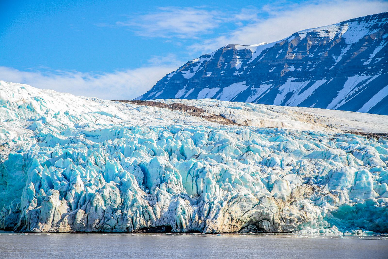 An Arctic glacier in Svalbard