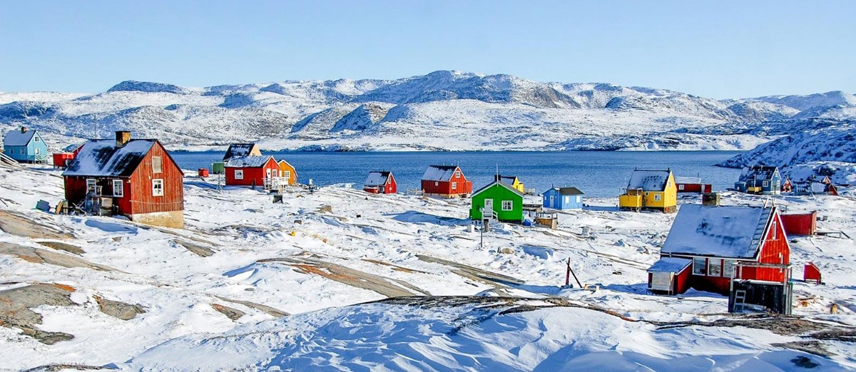 Rose Bay town in Greenland
