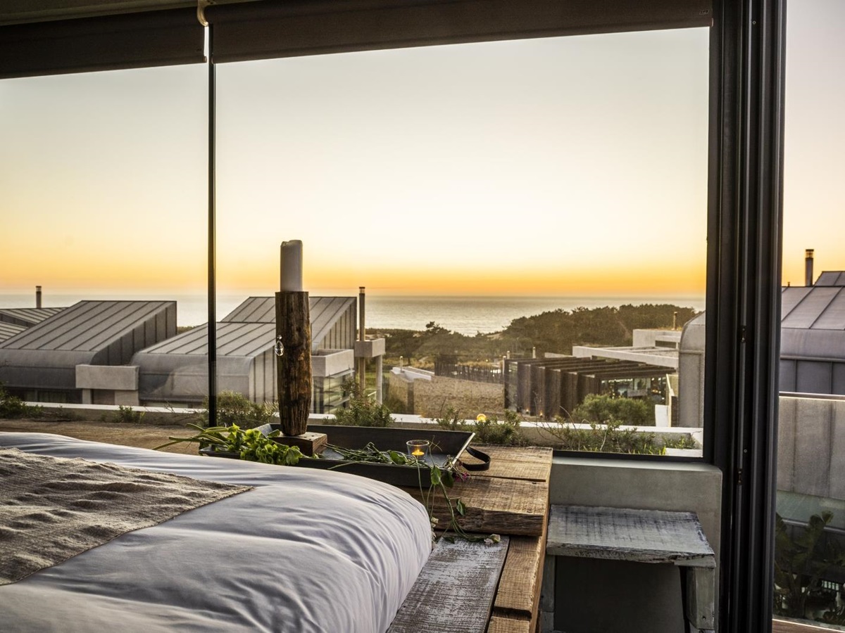 view of the sea from bedroom