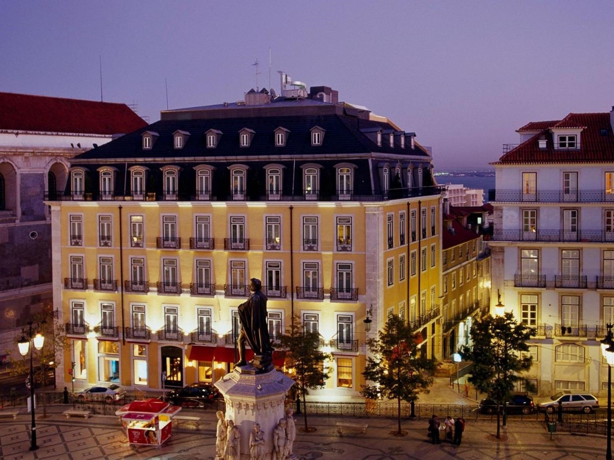 Exterior of Bairro Alto, Portugal
