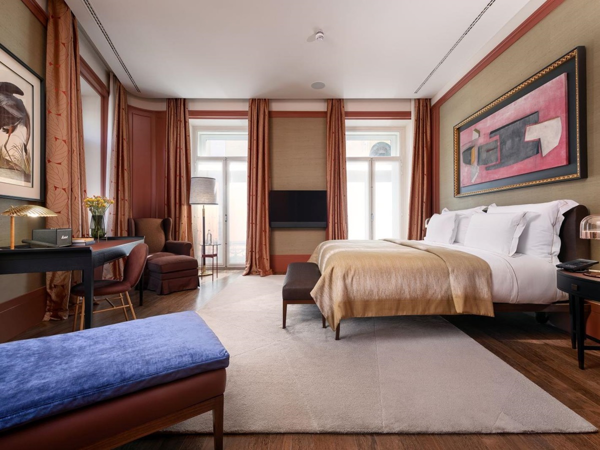 Newly refusbished suite at the Bairro Alto Hotel in Lisbon