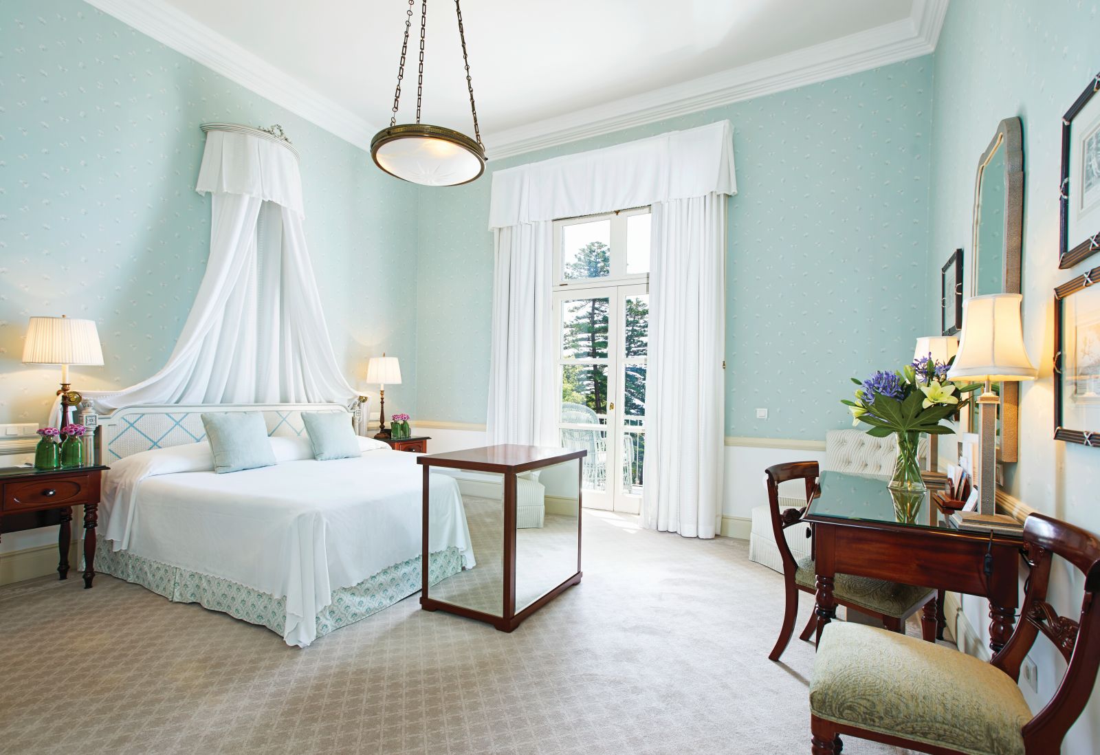 Guest room at Belmond Reid's Palace hotel in Madeira Portugal