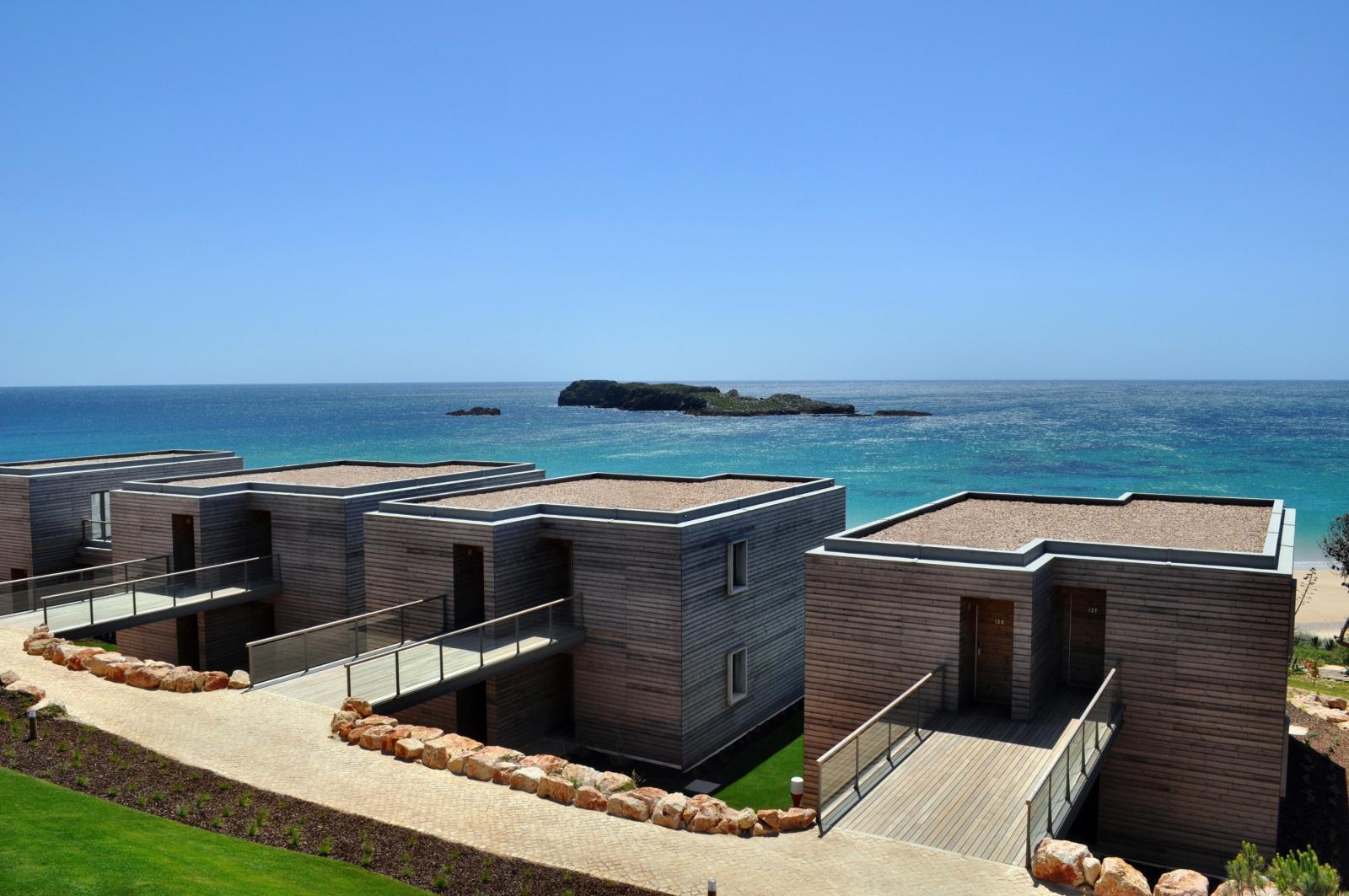 Exterior of apartments in Martinhal Sagres, Portugal