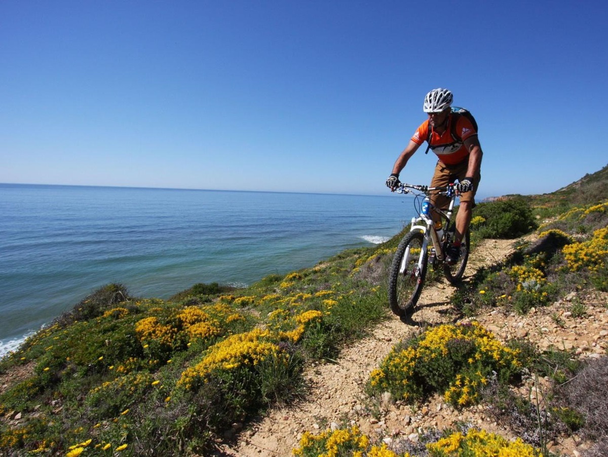 Mountainbiking near Martinhal Sagres, Portugal