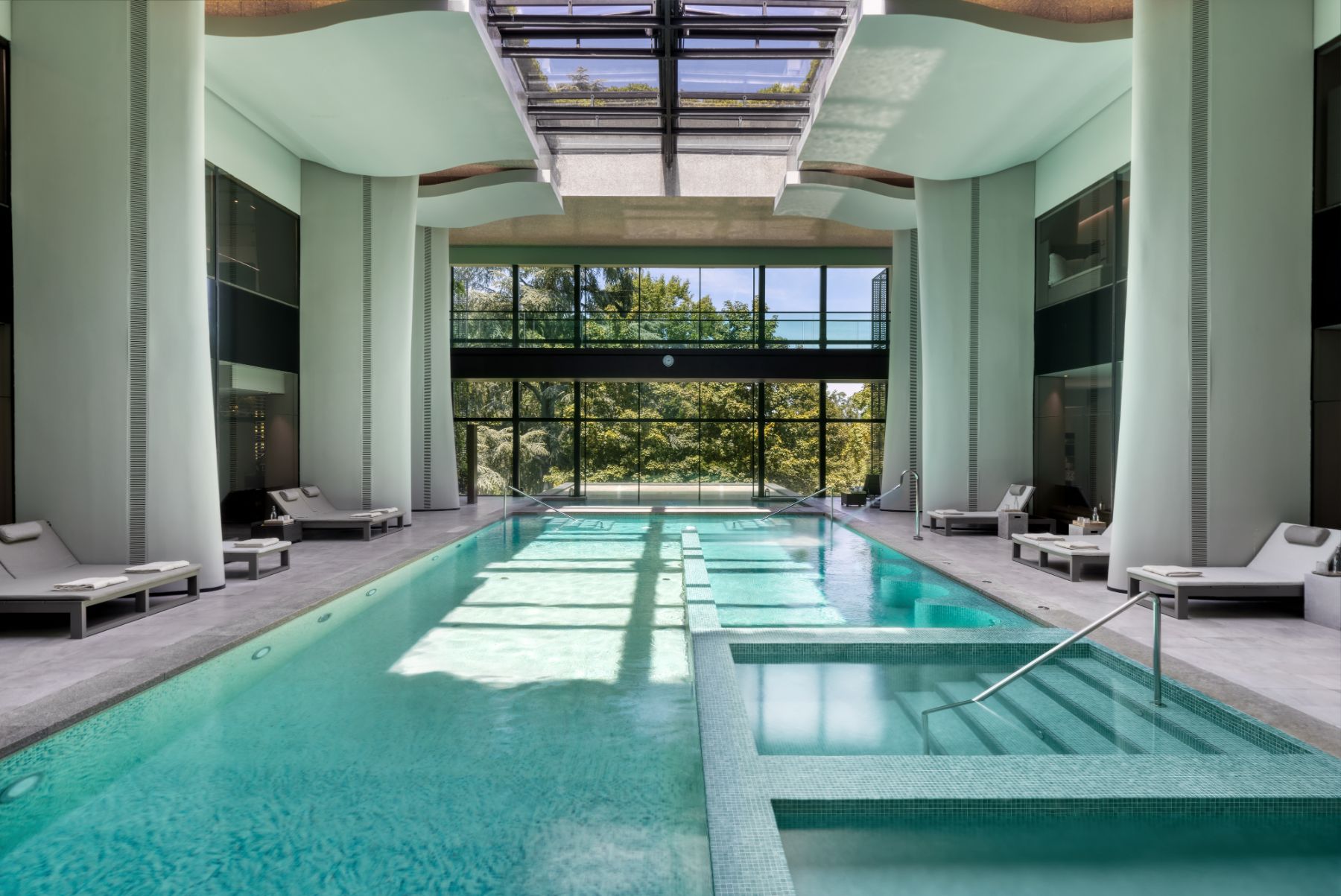 Indoor swimming pool at Six Senses Douro Valley