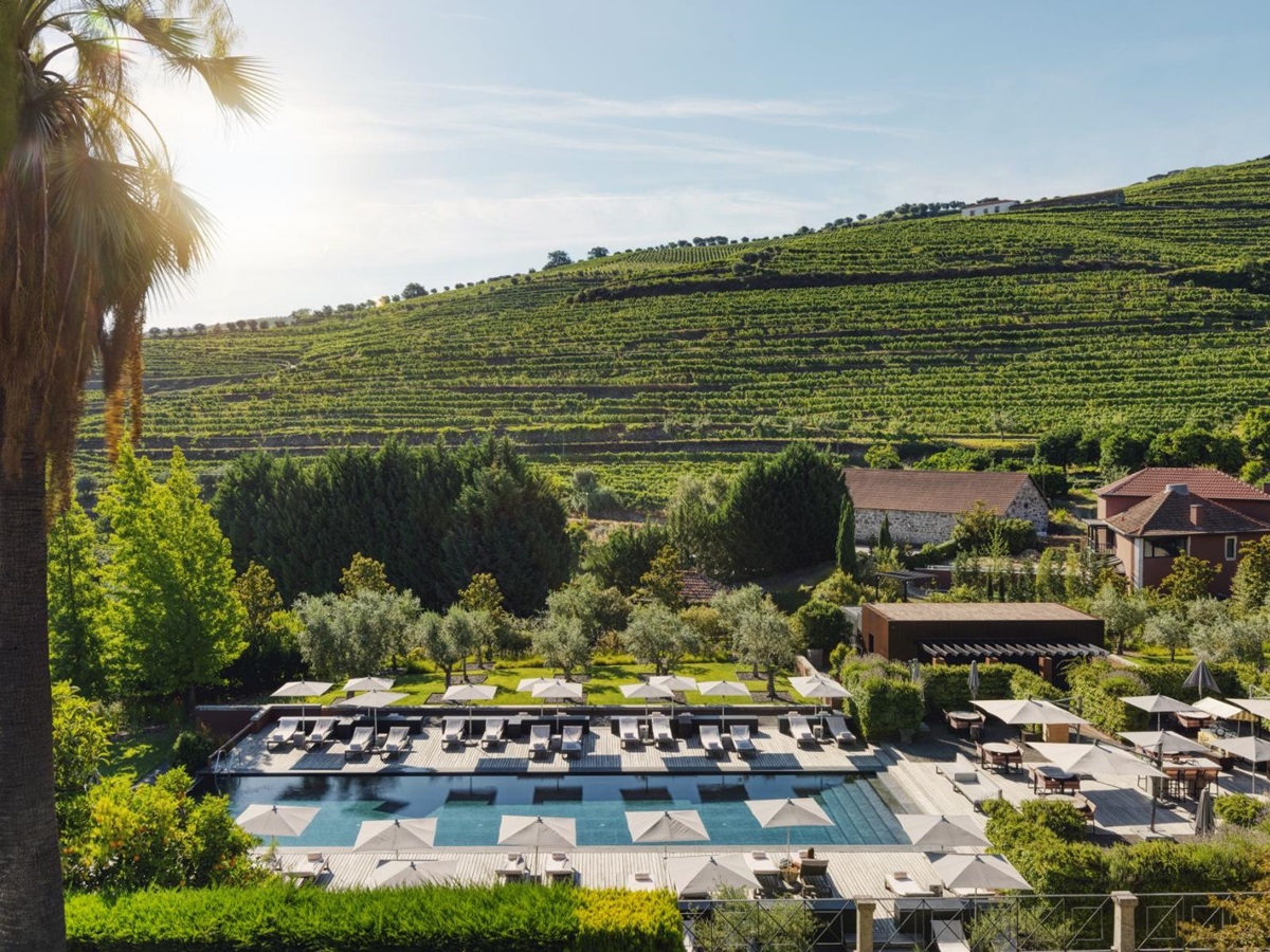 Swimming pool at Six Senses Douro Valley