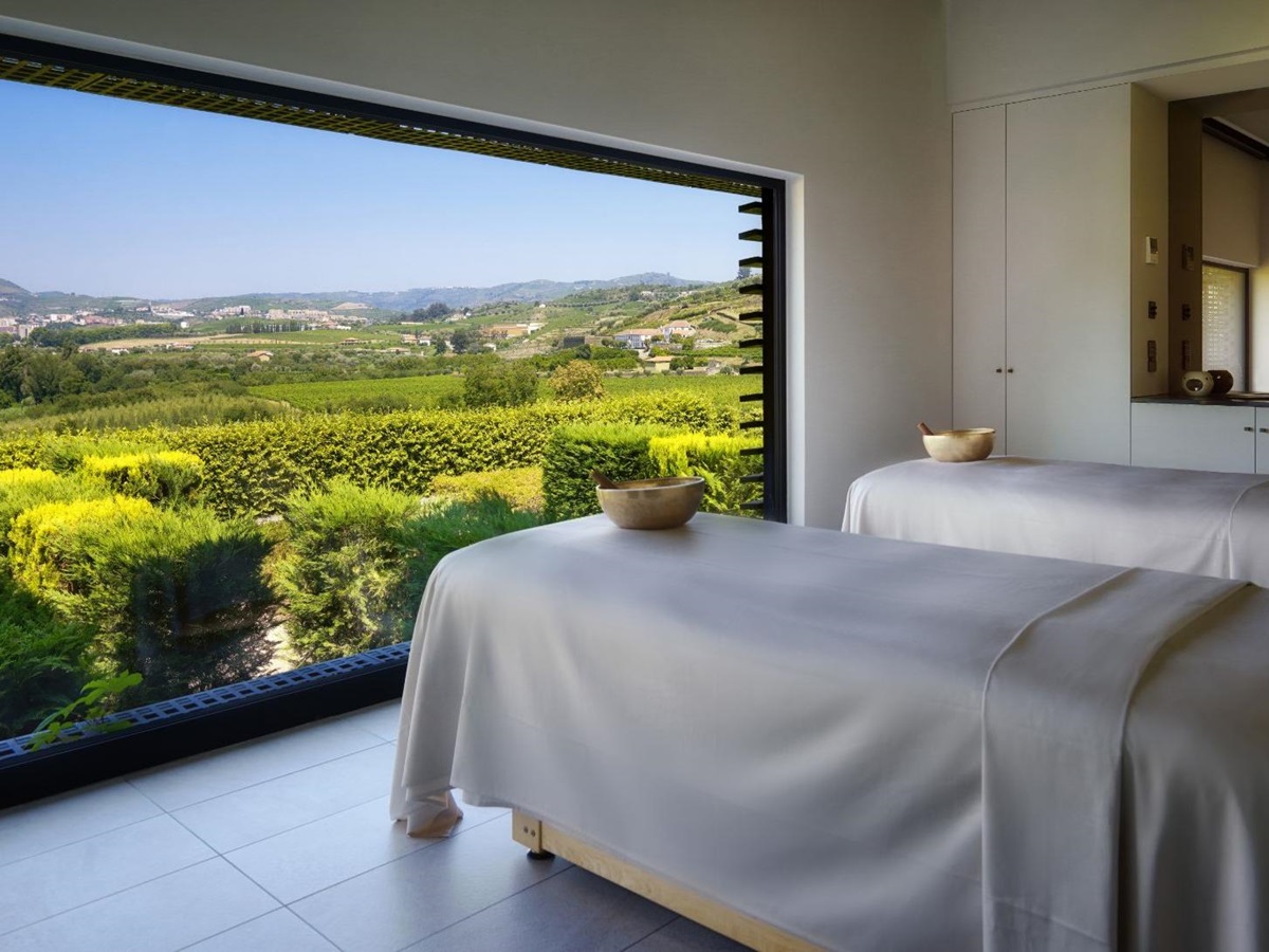 Spa treatment beds at Six Senses Douro Valley