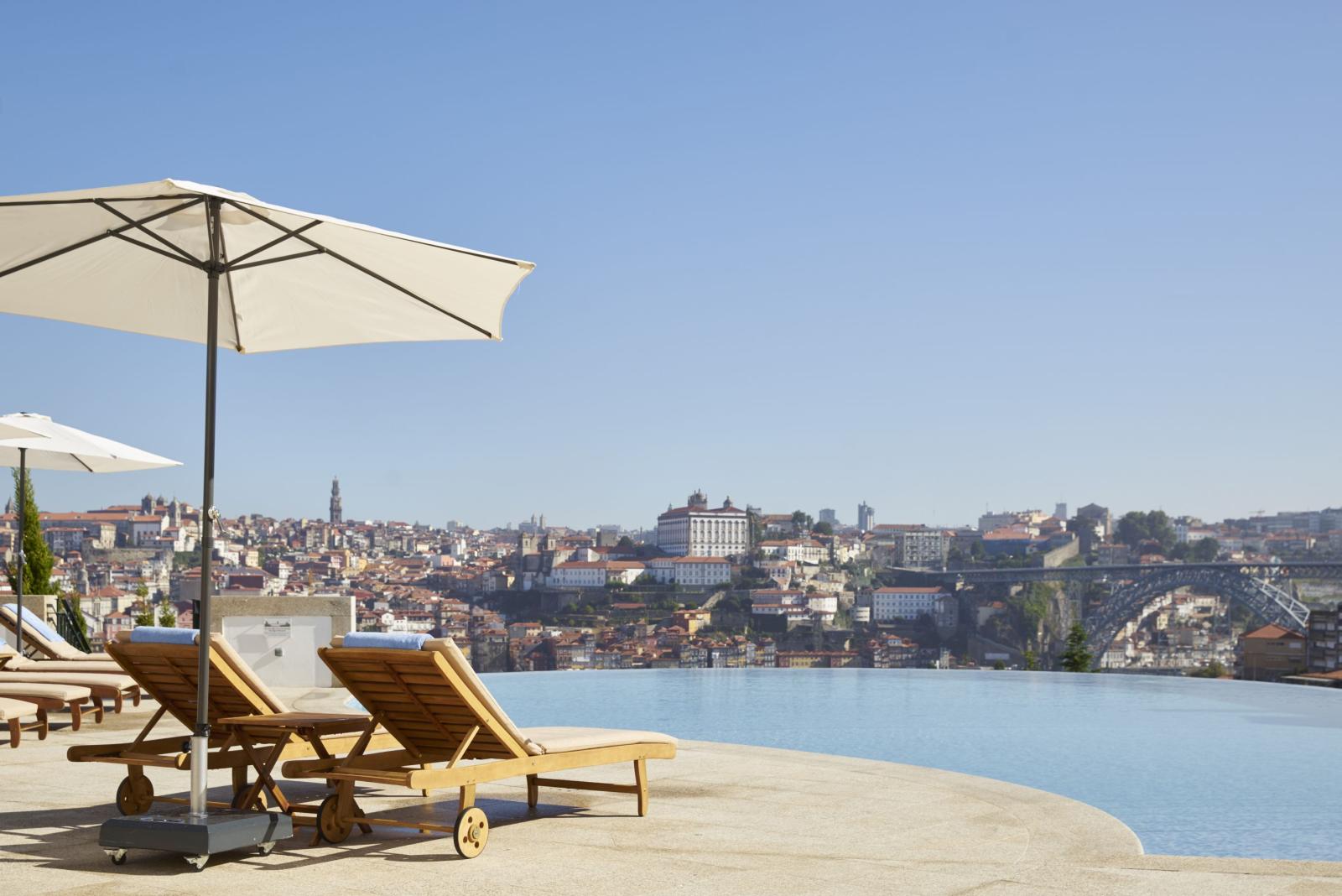 Swimming pool of the Yeatman, Portugal