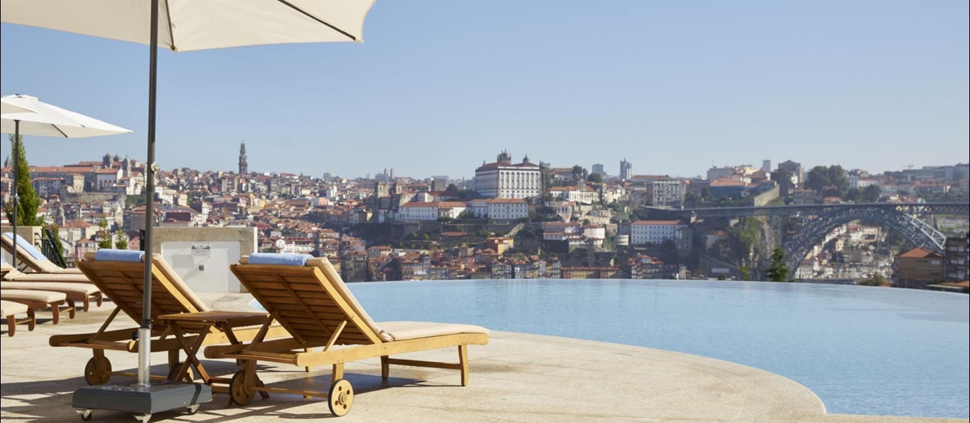Swimming pool of the Yeatman, Portugal