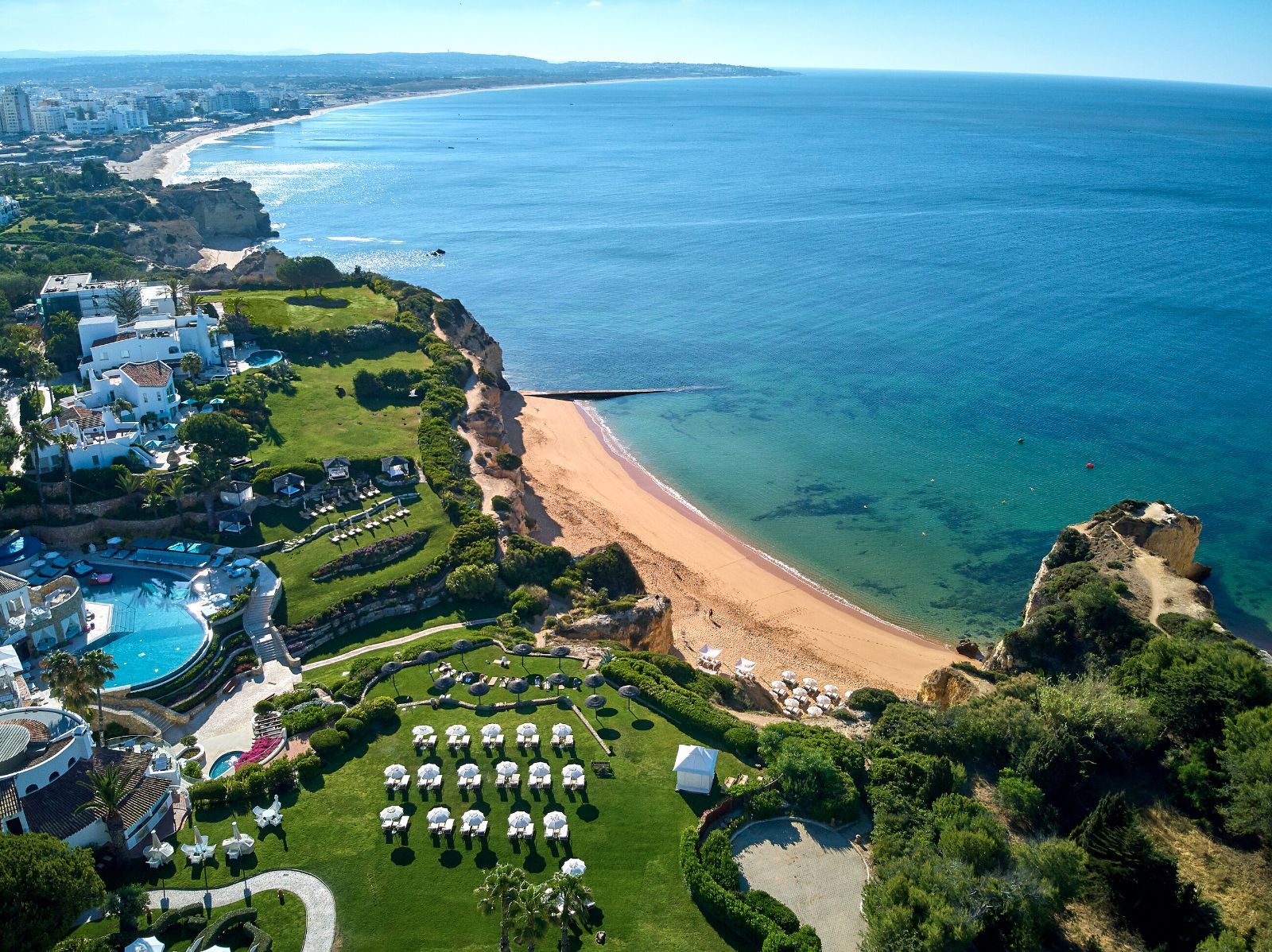 Aerial view of resort Vila Vita Parc in Portugal