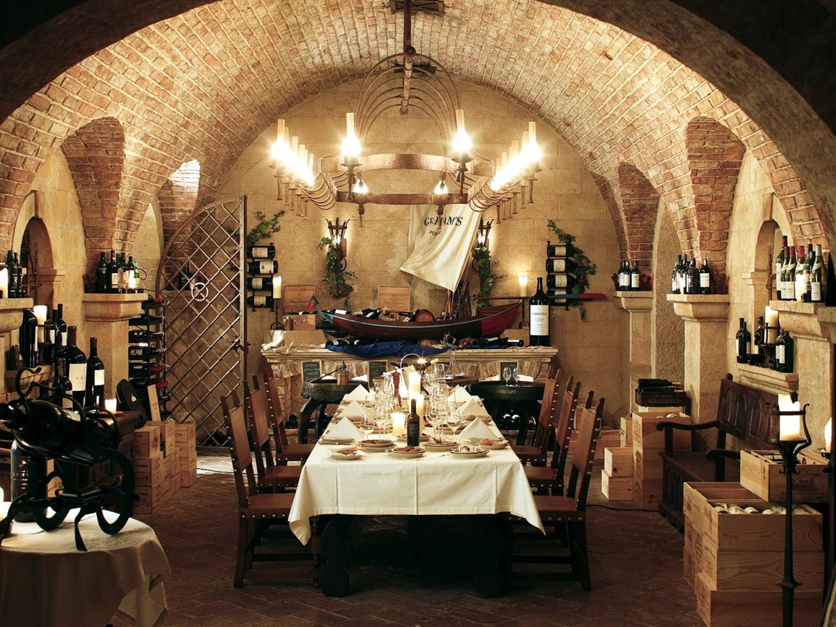 Wine cellar at Vila Vita Parc in Portugal
