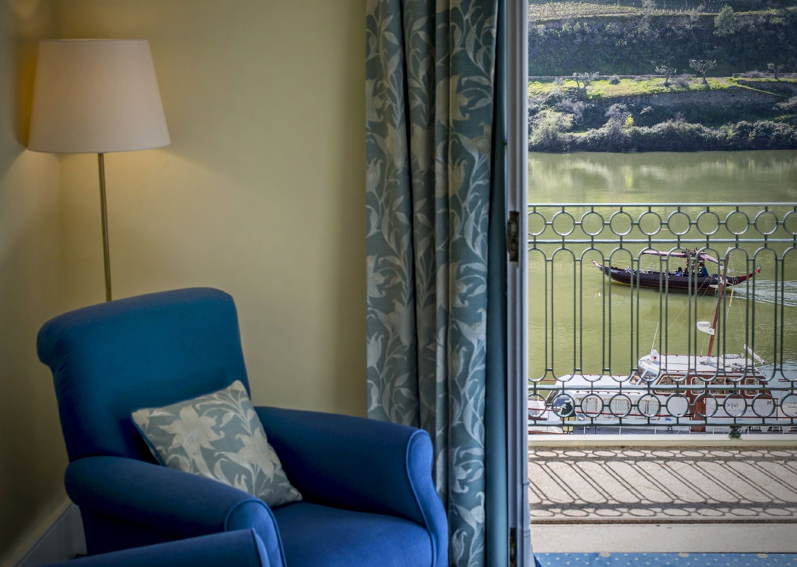 River view from guest room at the Vintage House Hotel Portugal