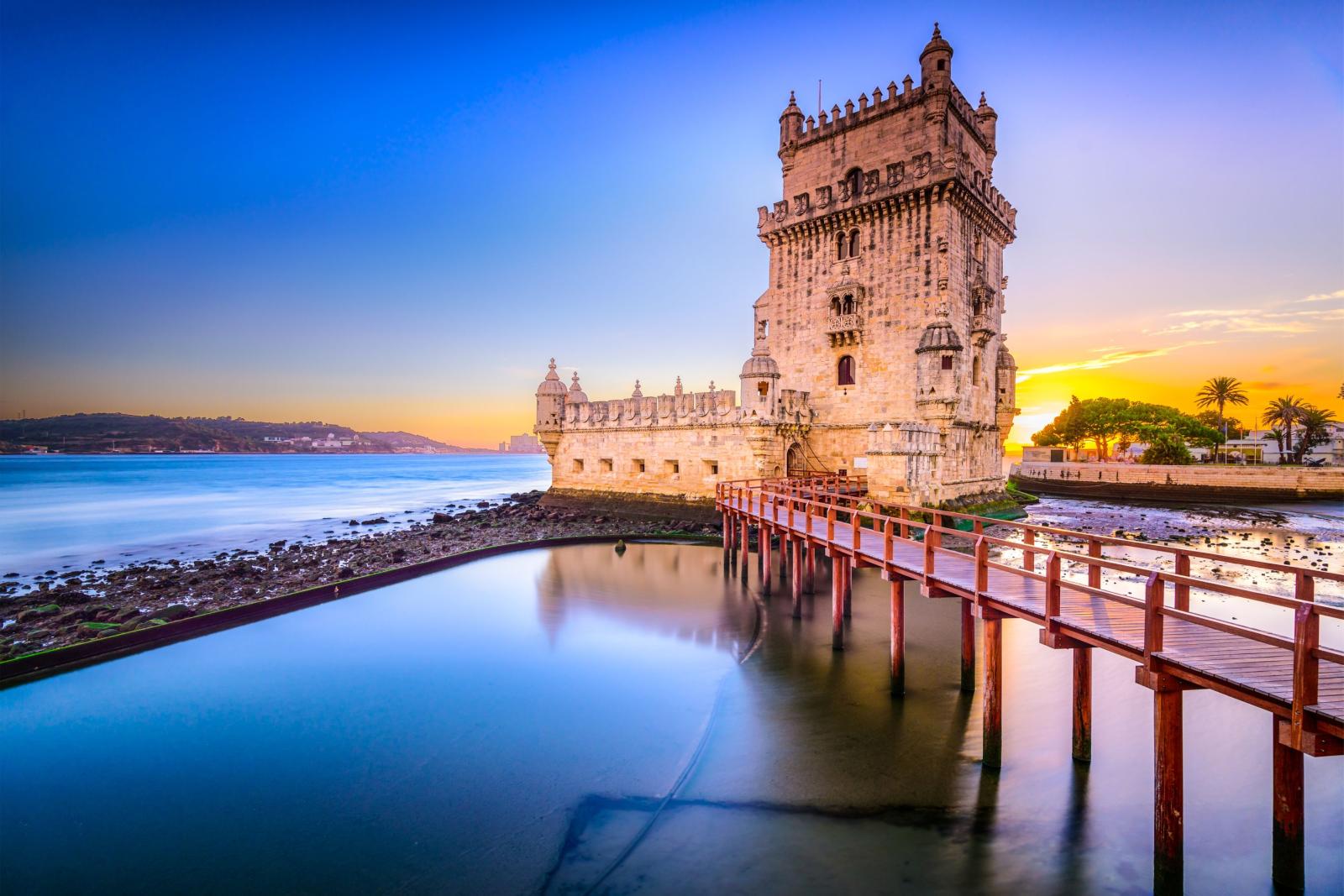 Belem Tower in Lisbon, Portugal