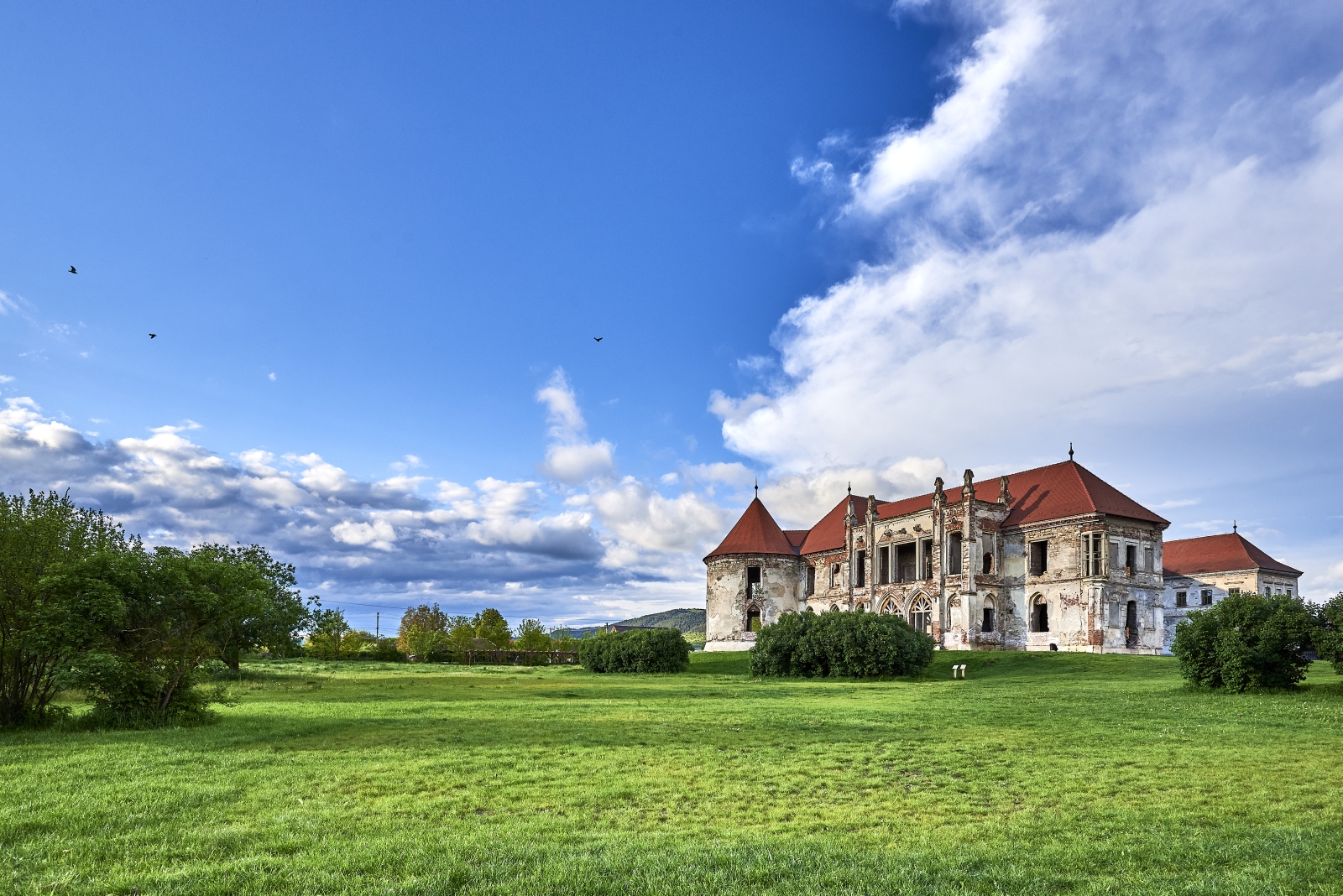 Bontida Banffy Castle in Maramures in Romania