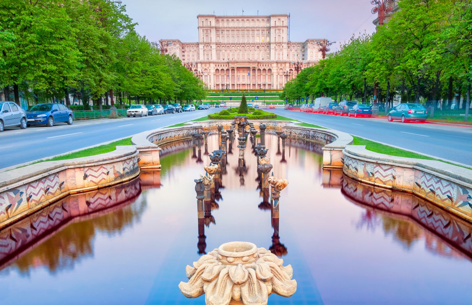 Bucharest Parliament Palaces in Romania