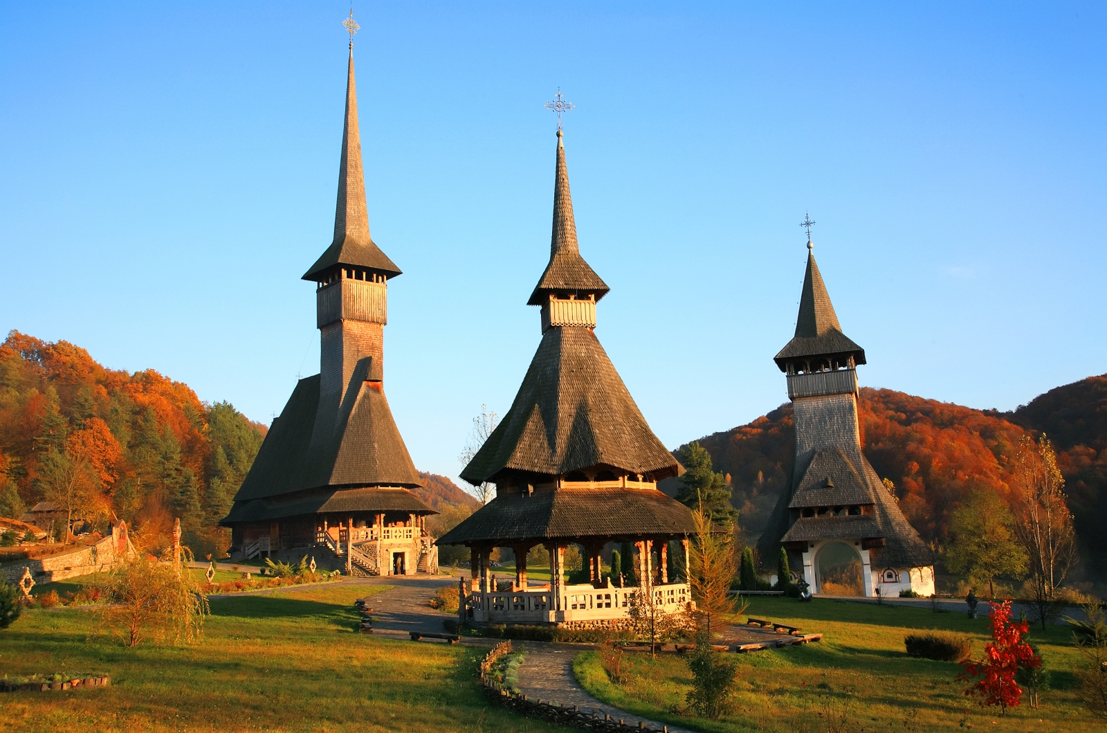 Wooden Churches in Maramures in Romania