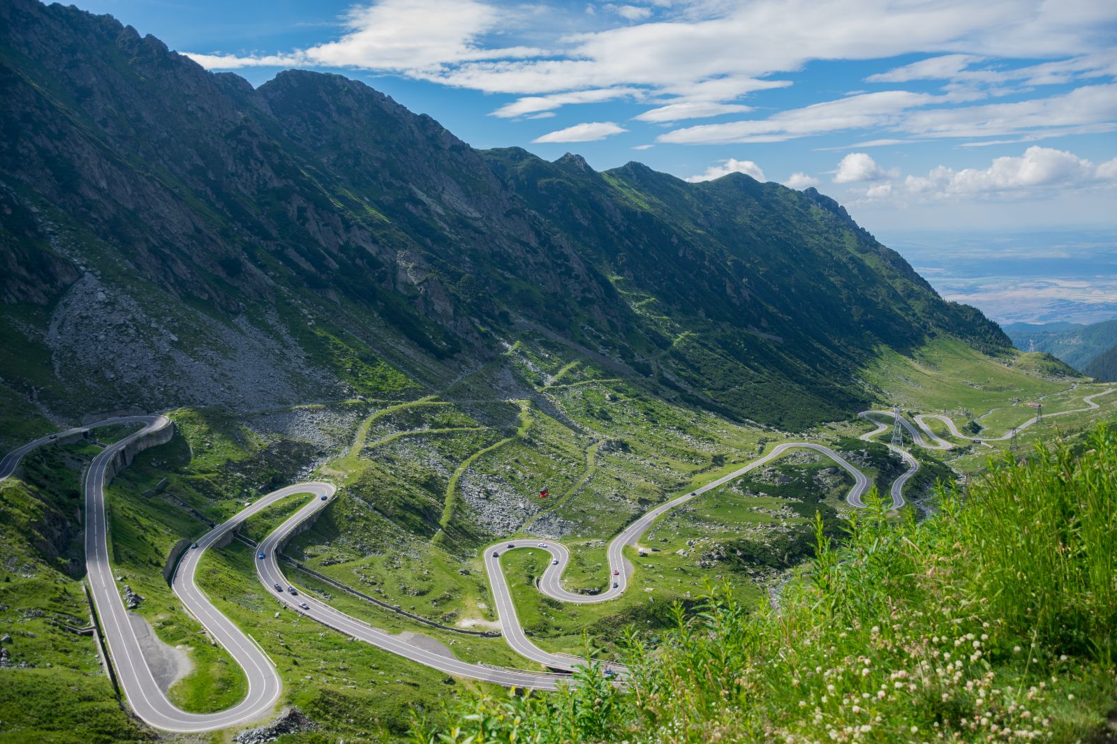 Transfagaran Highway in Romania