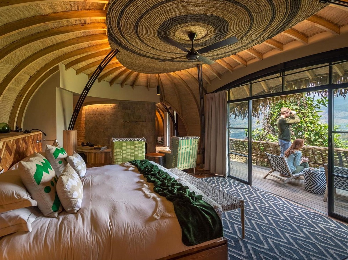 Room with a terrace at Wilderness Bisate Lodge in Rwanda