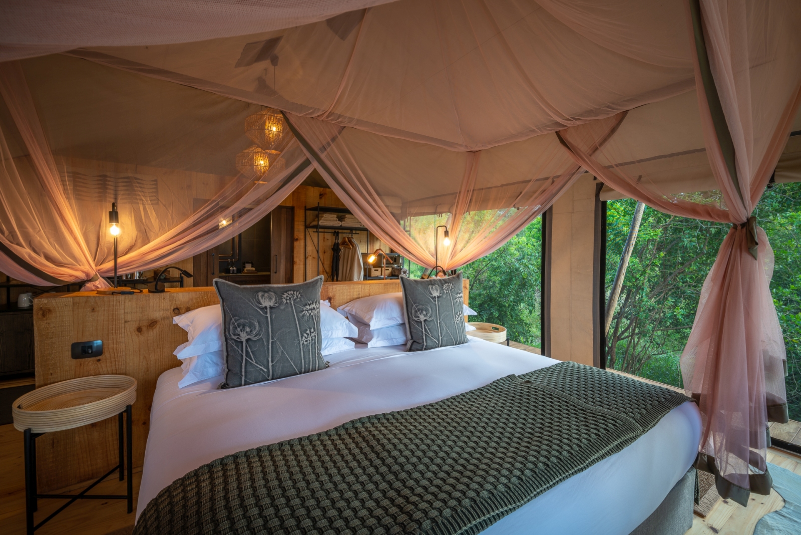 tented room at Magashi camp