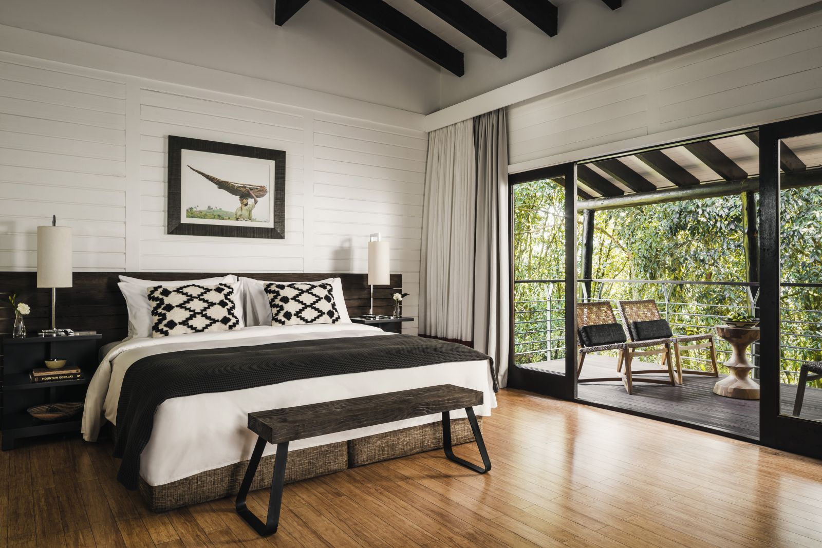 Nyungwe House in Rwanda - bedroom