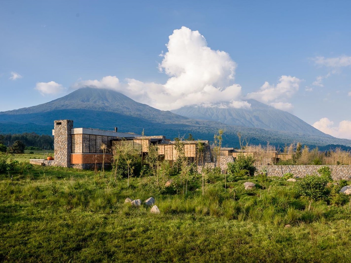 View of Singita Kwitonda Lodge in Rwanda