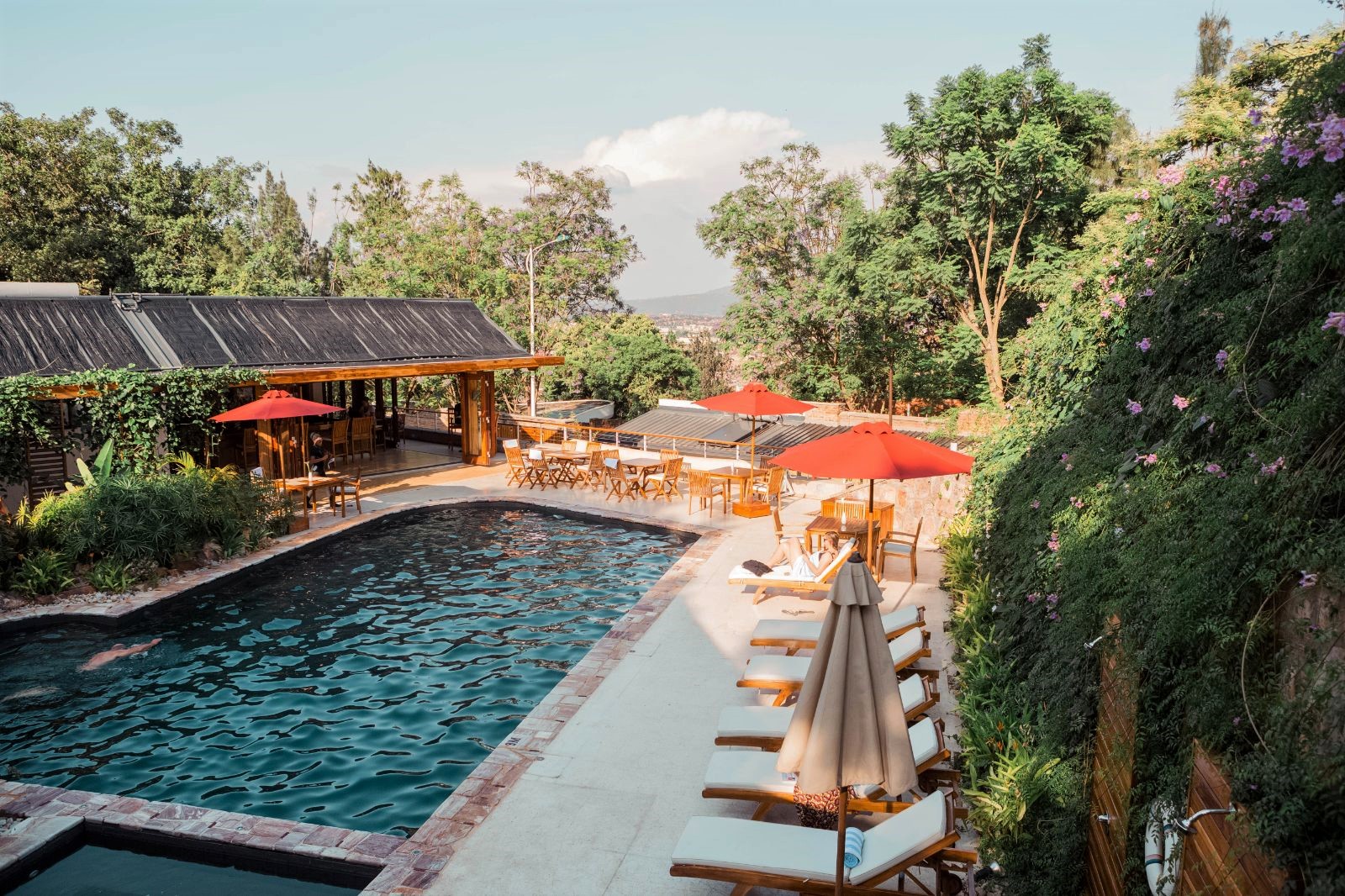 Pool at The Retreat in Kigali, Rwanda