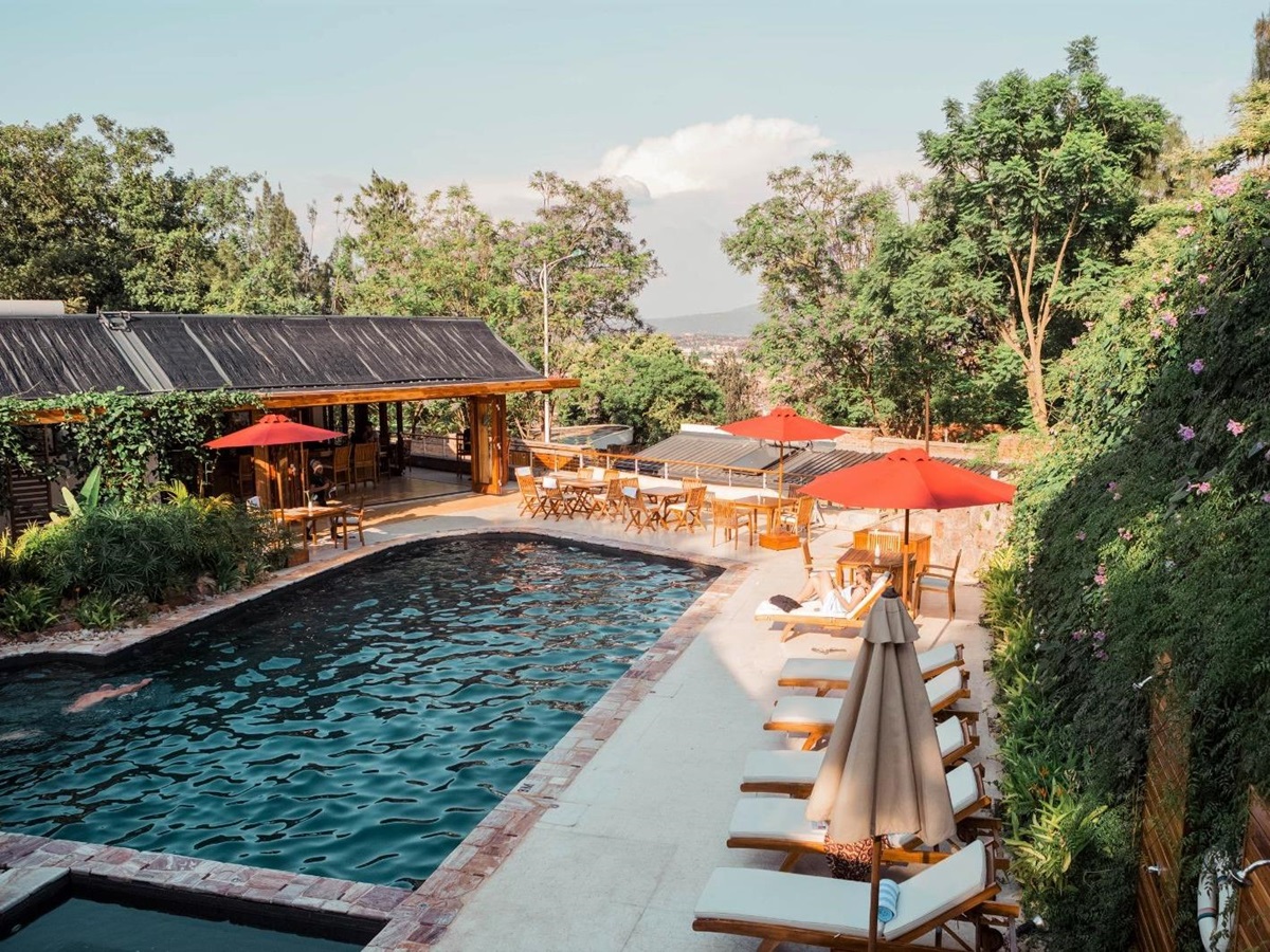 Pool at The Retreat in Kigali, Rwanda