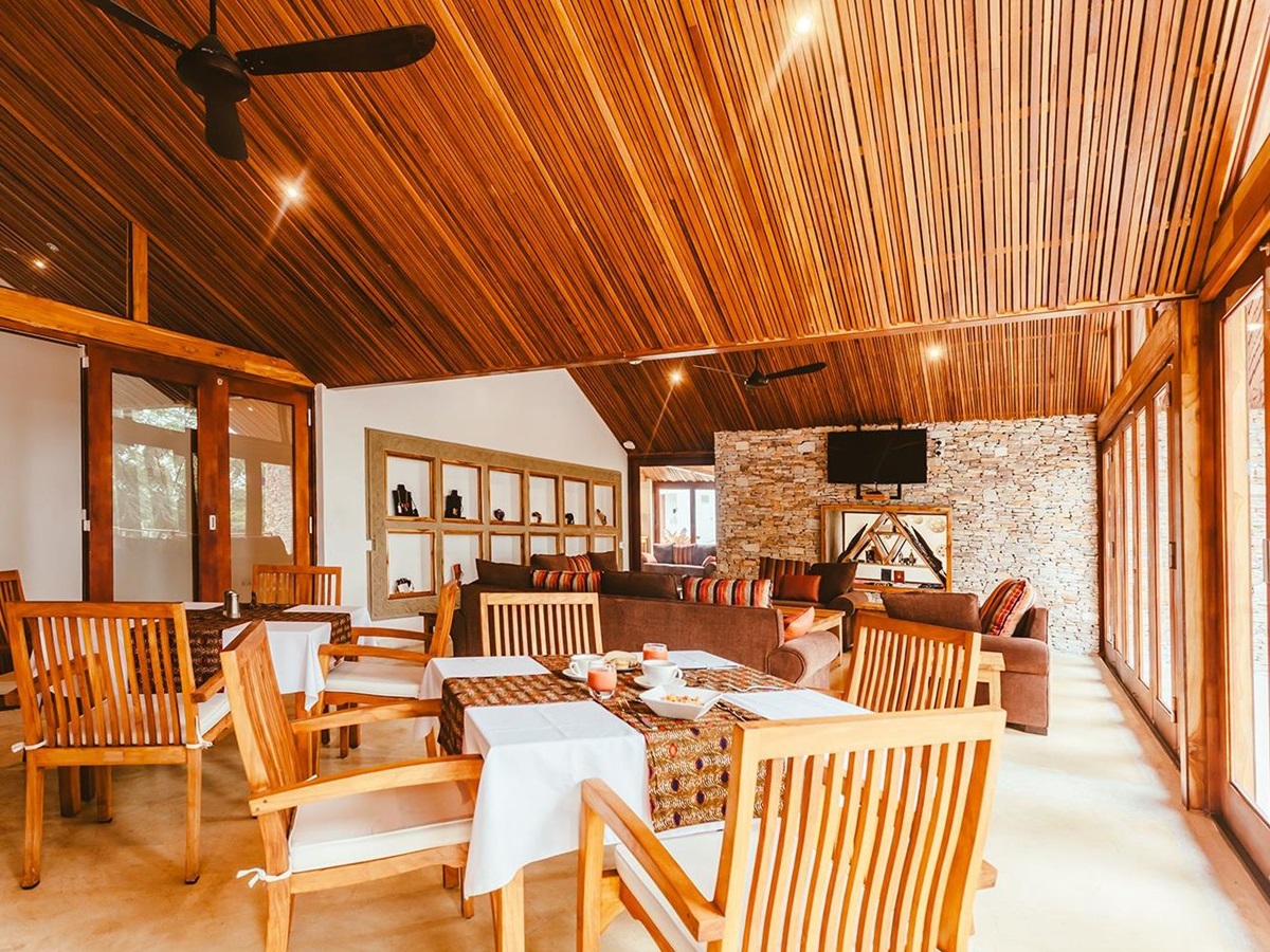 Breakfast setup at The Retreat in Rwanda