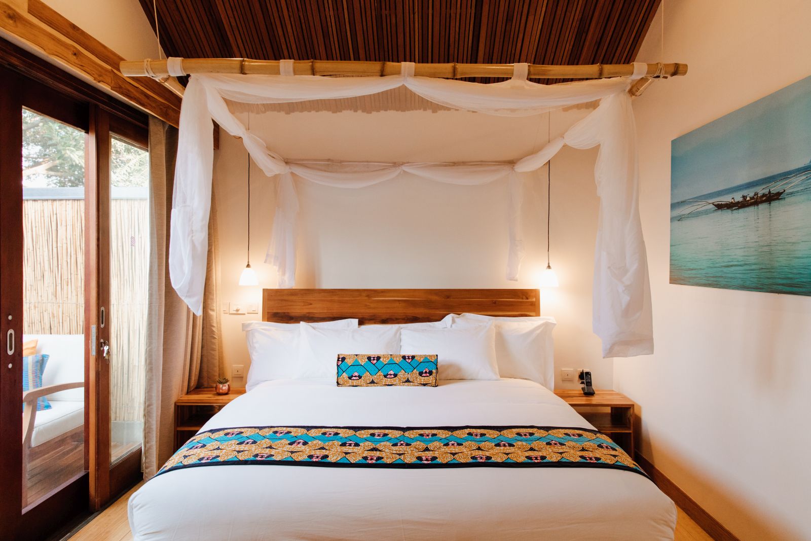 Deluxe king room at The Retreat in Rwanda 