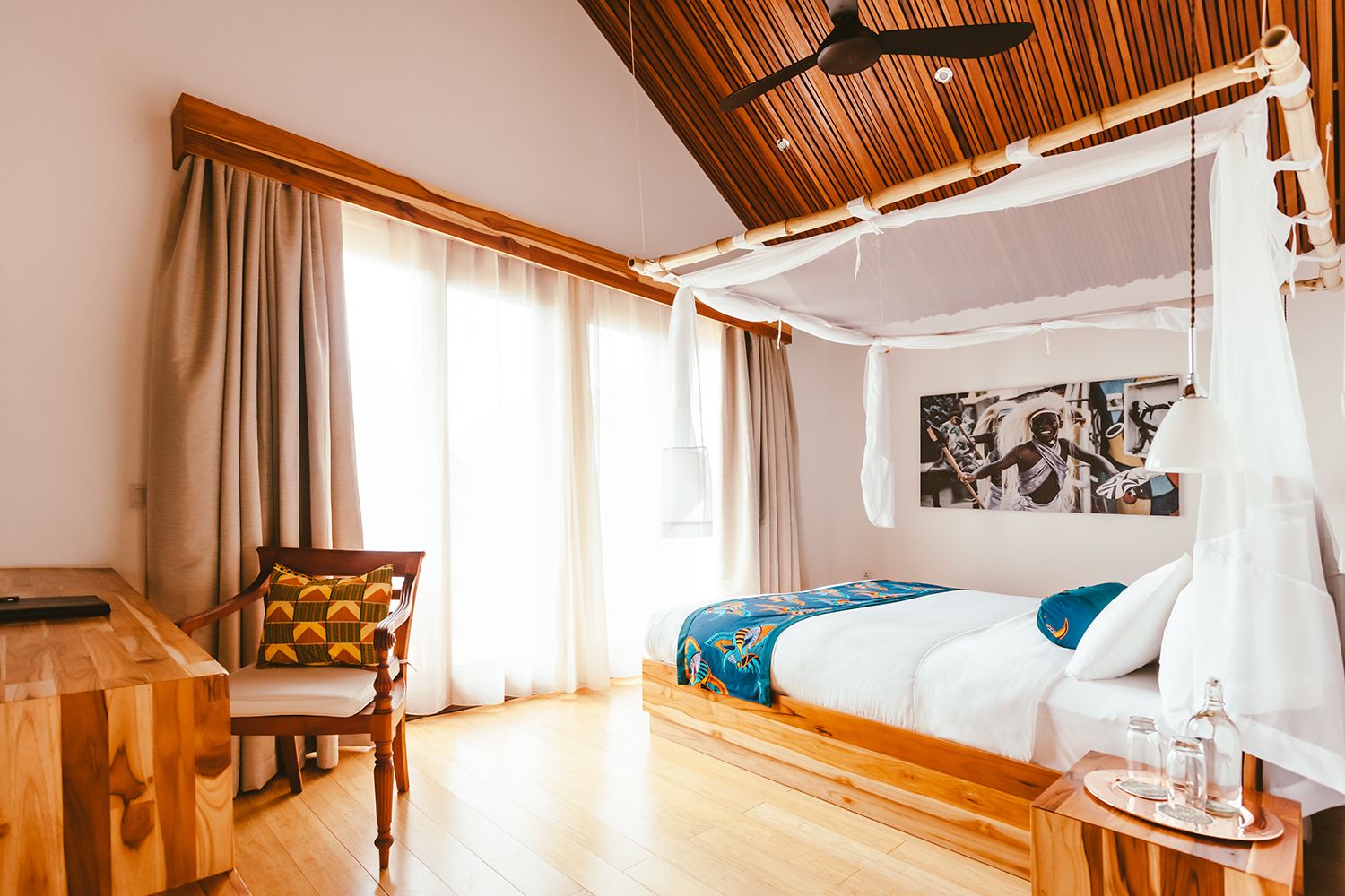 Suite bedroom at The Retreat in Rwanda 