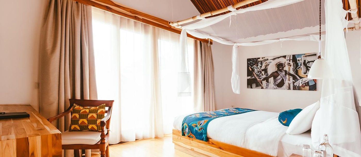 Suite bedroom at The Retreat in Rwanda 