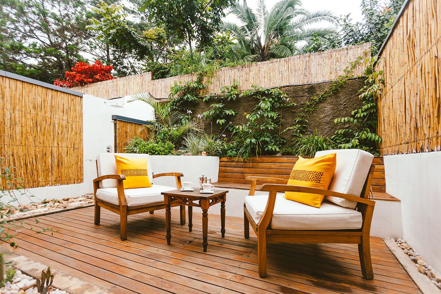 Suite deck at The Retreat in Rwanda 