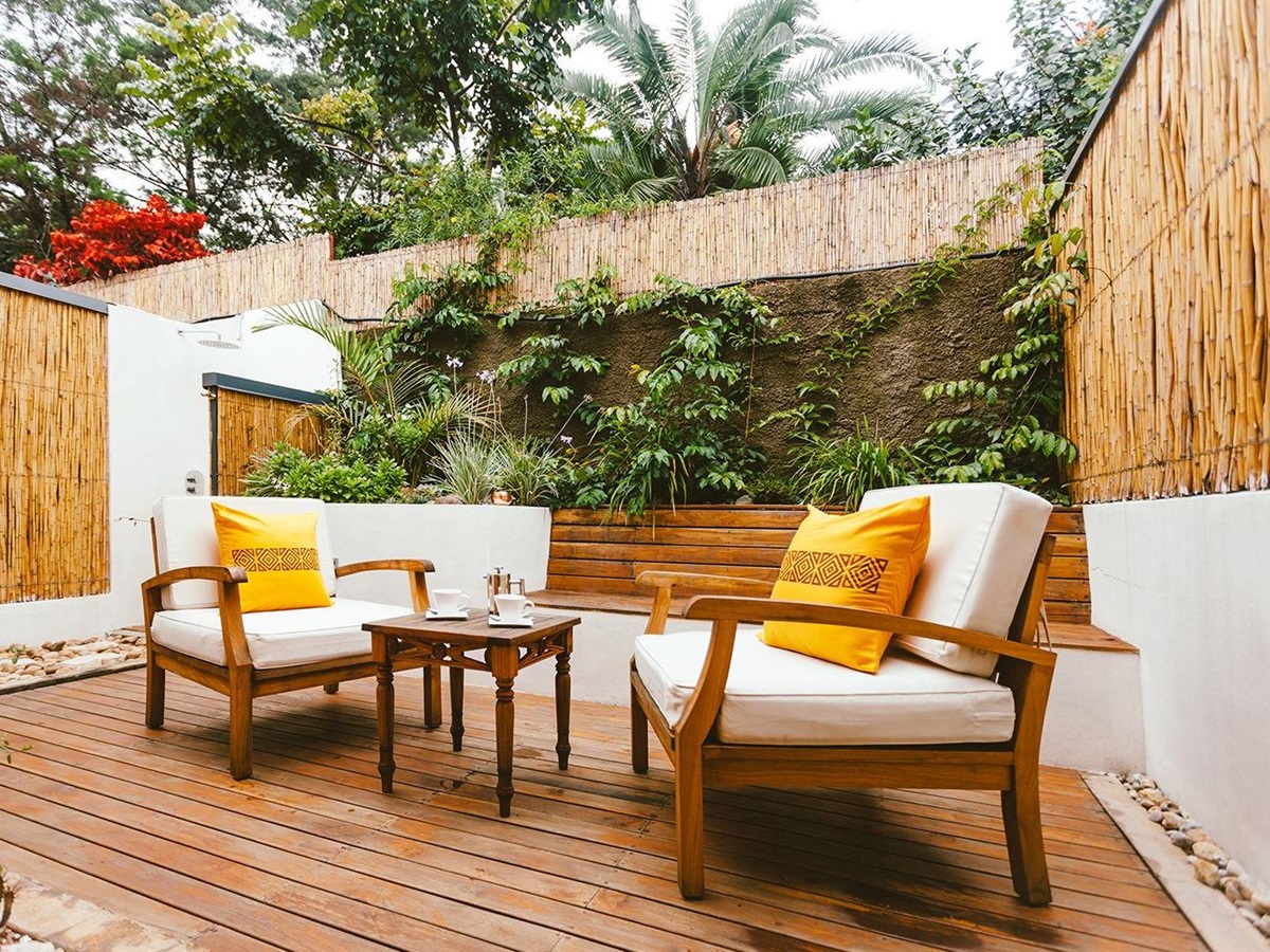 Suite deck at The Retreat in Rwanda
