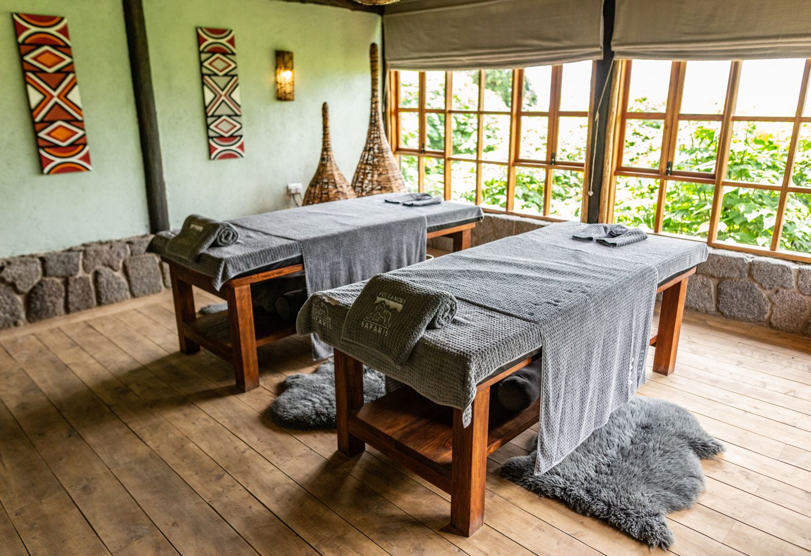 Spa at Virunga Lodge in Rwanda