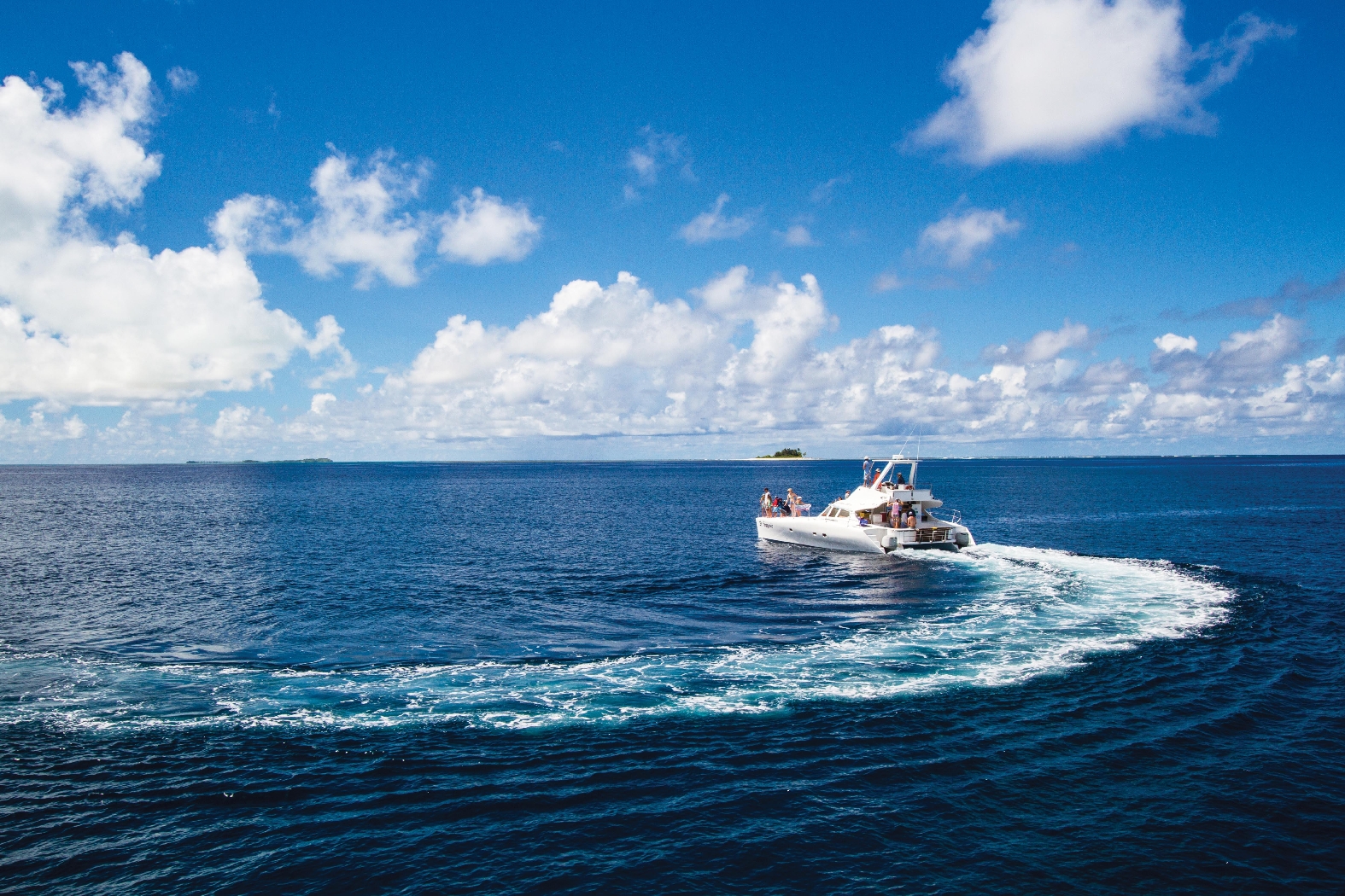 boat trip near alphone island, seychelles