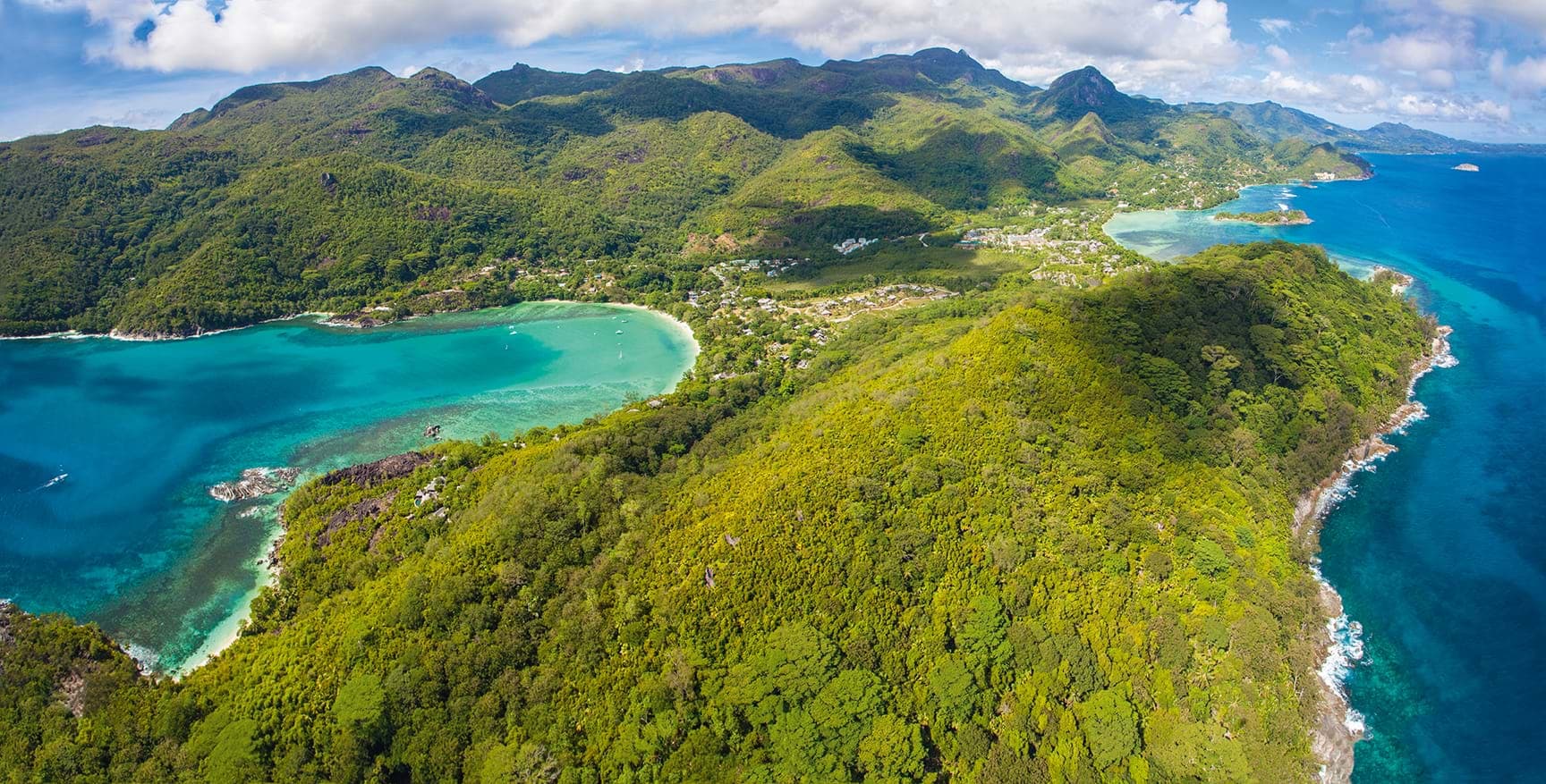 Aerial of Constance Ephelia Resort, Seychelles