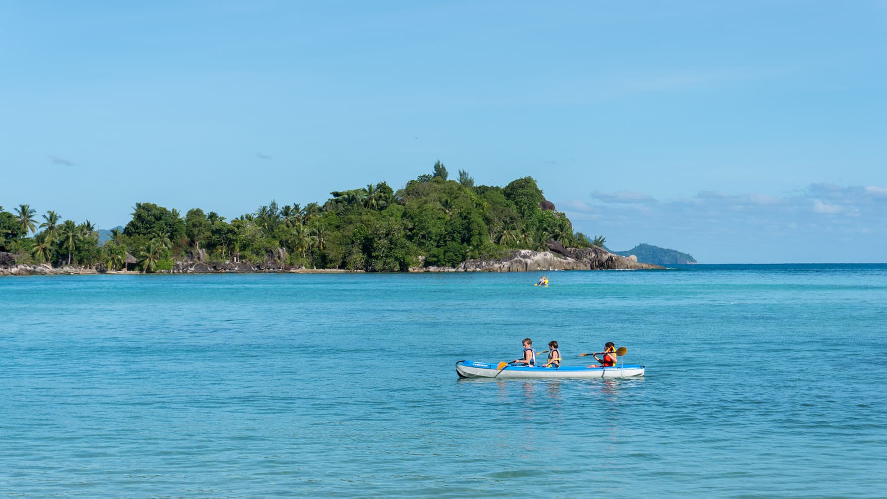 kayaking at Constance Ephelia Resort, Seychelles