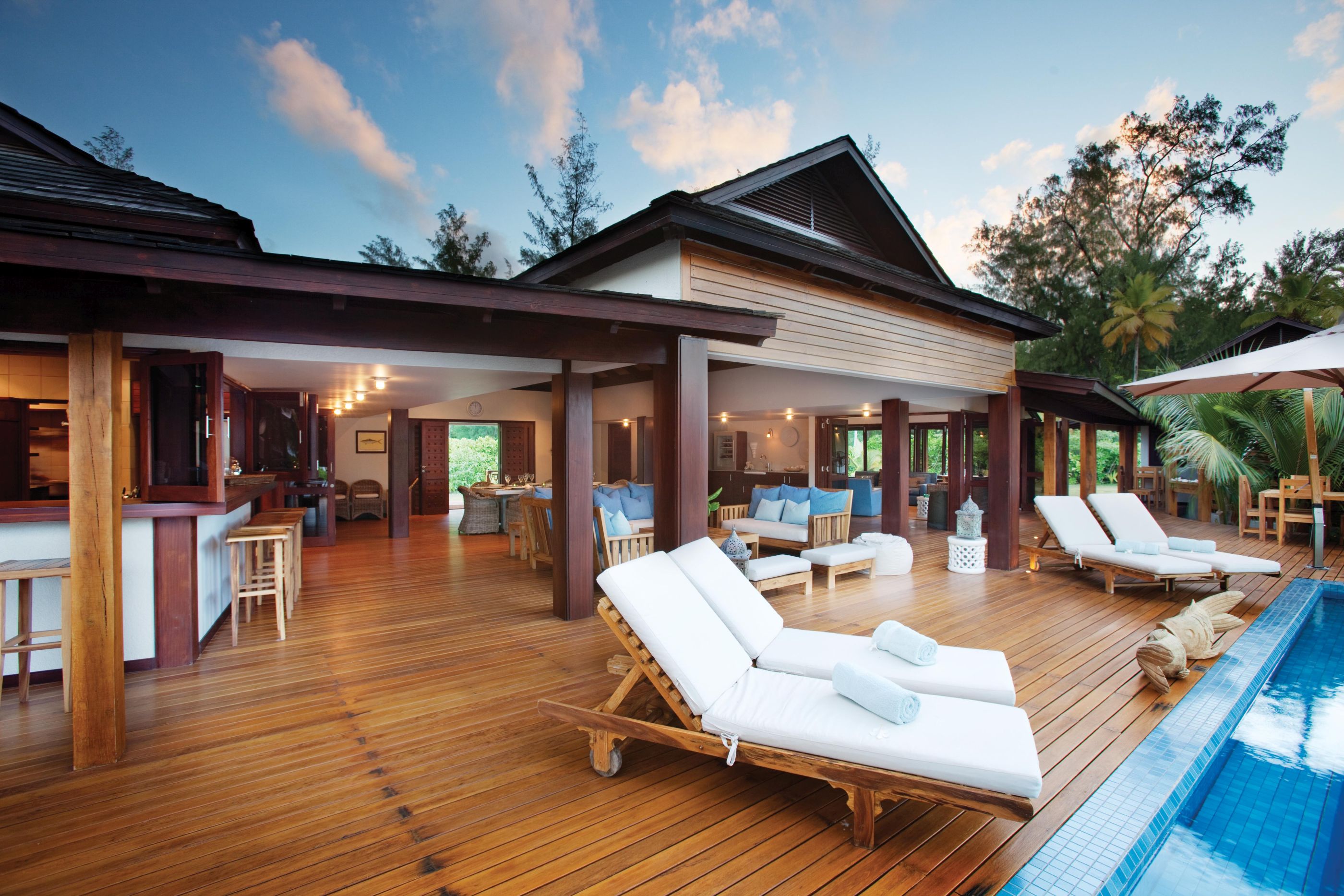 A Beach residence at Desroches, Seychelles