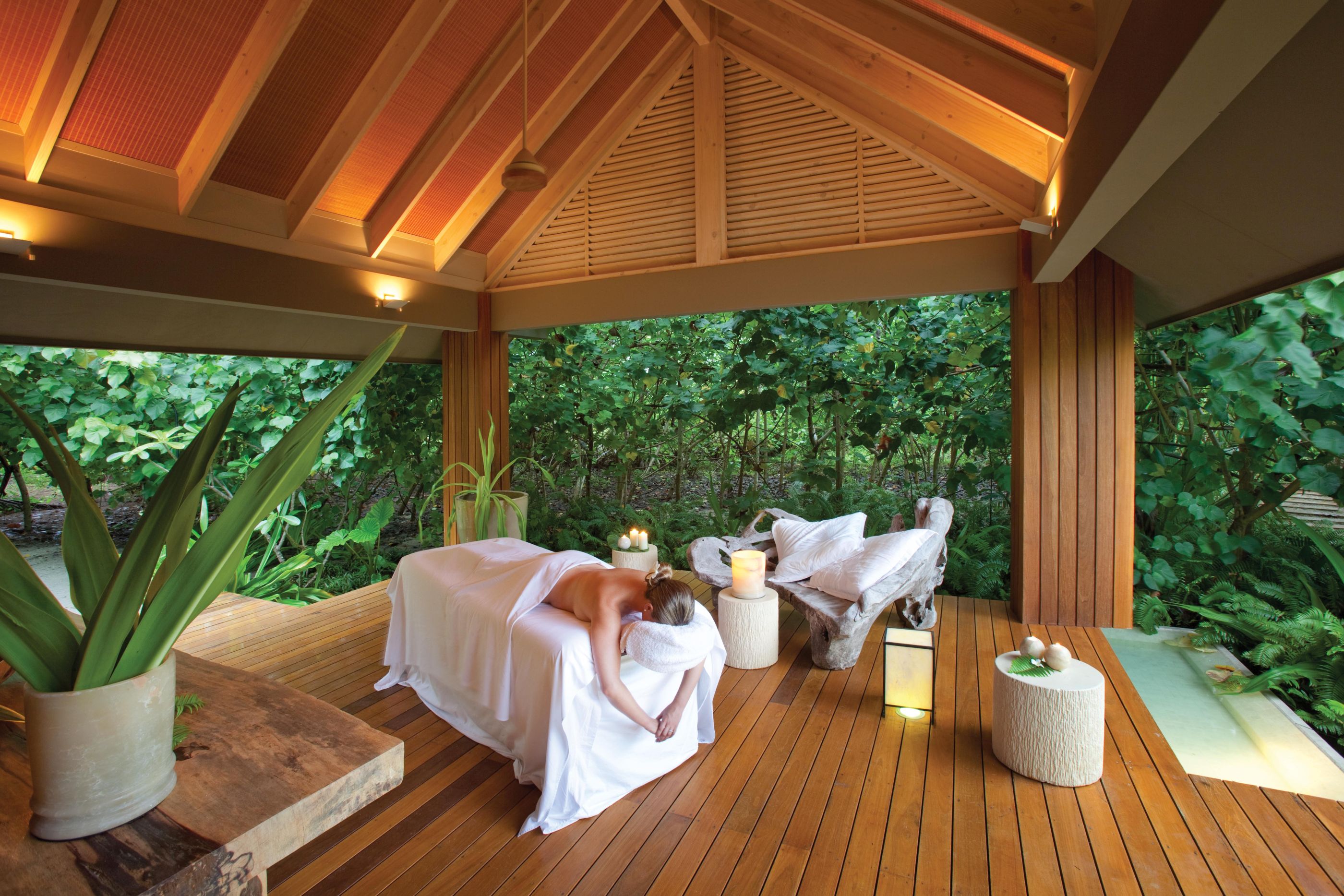 The Madam Zabre Spa at Desroches, Seychelles