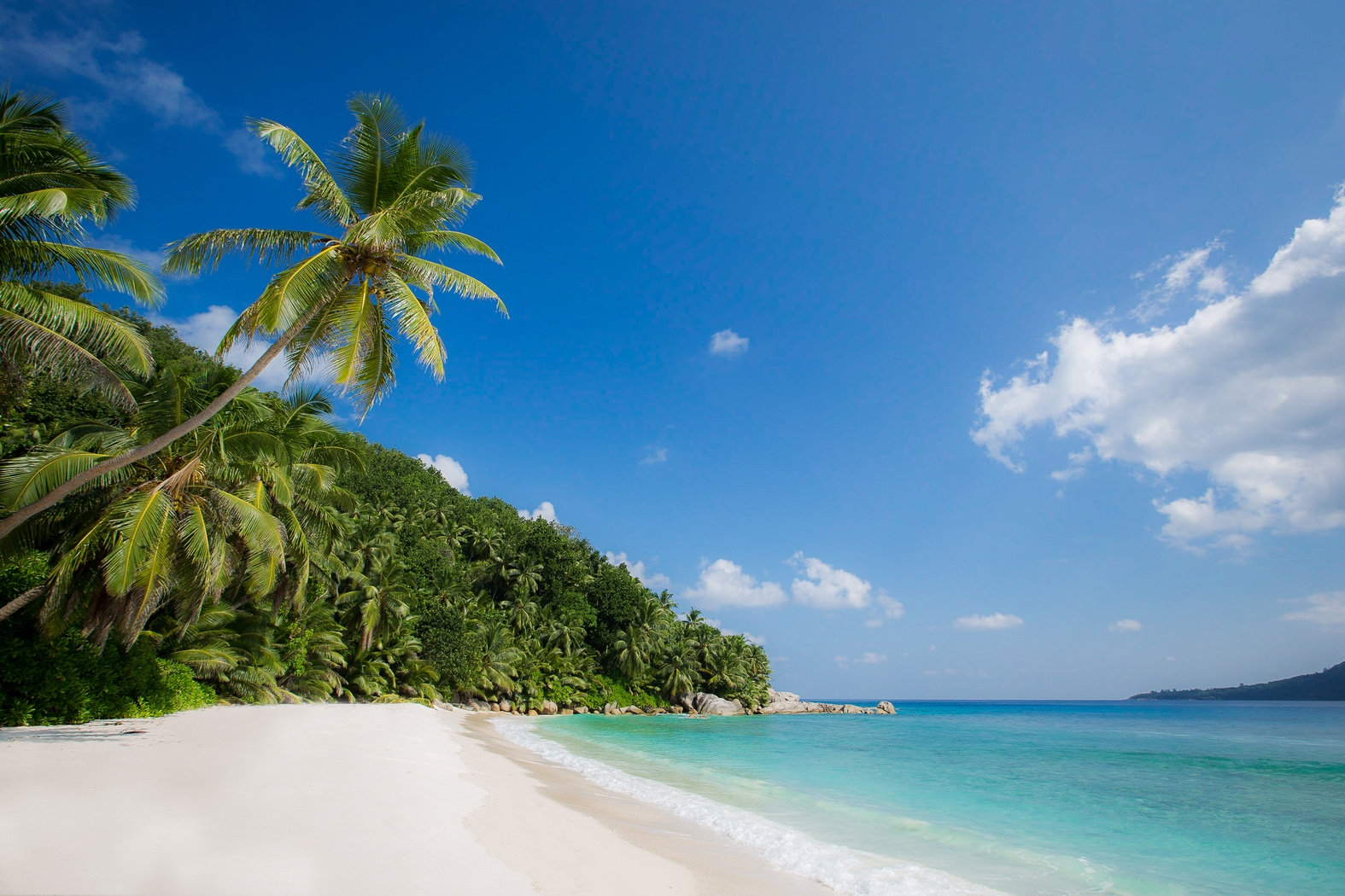 beach of Raffles, Prasin, Seychelles