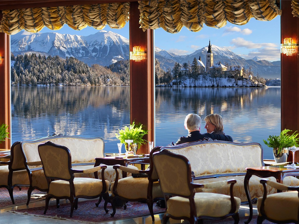View from Grand Hotel Toplice, Slovenia